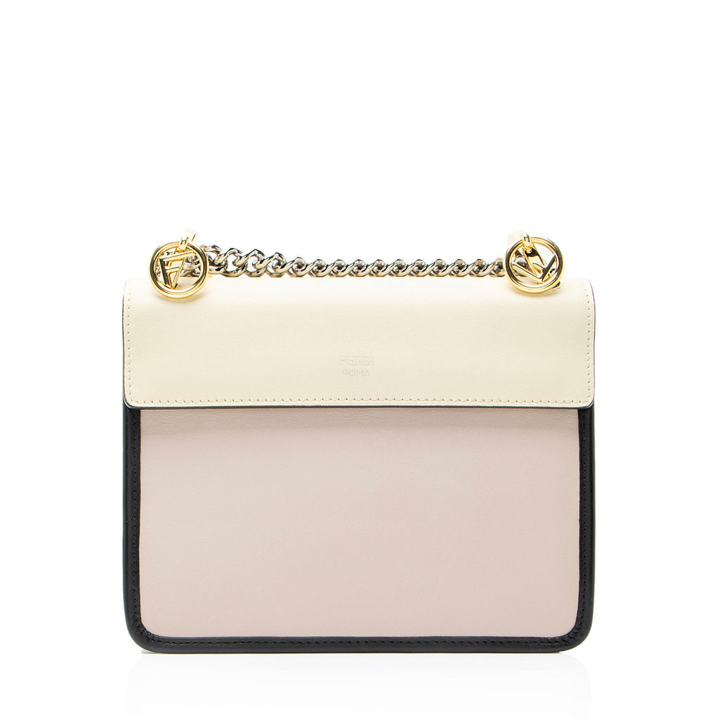 Fendi Leather Kan I F Small Shoulder Bag