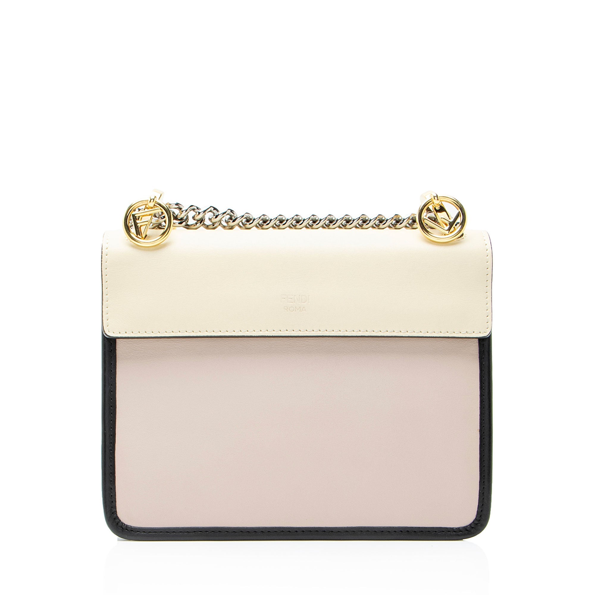Fendi Leather Kan I F Small Shoulder Bag