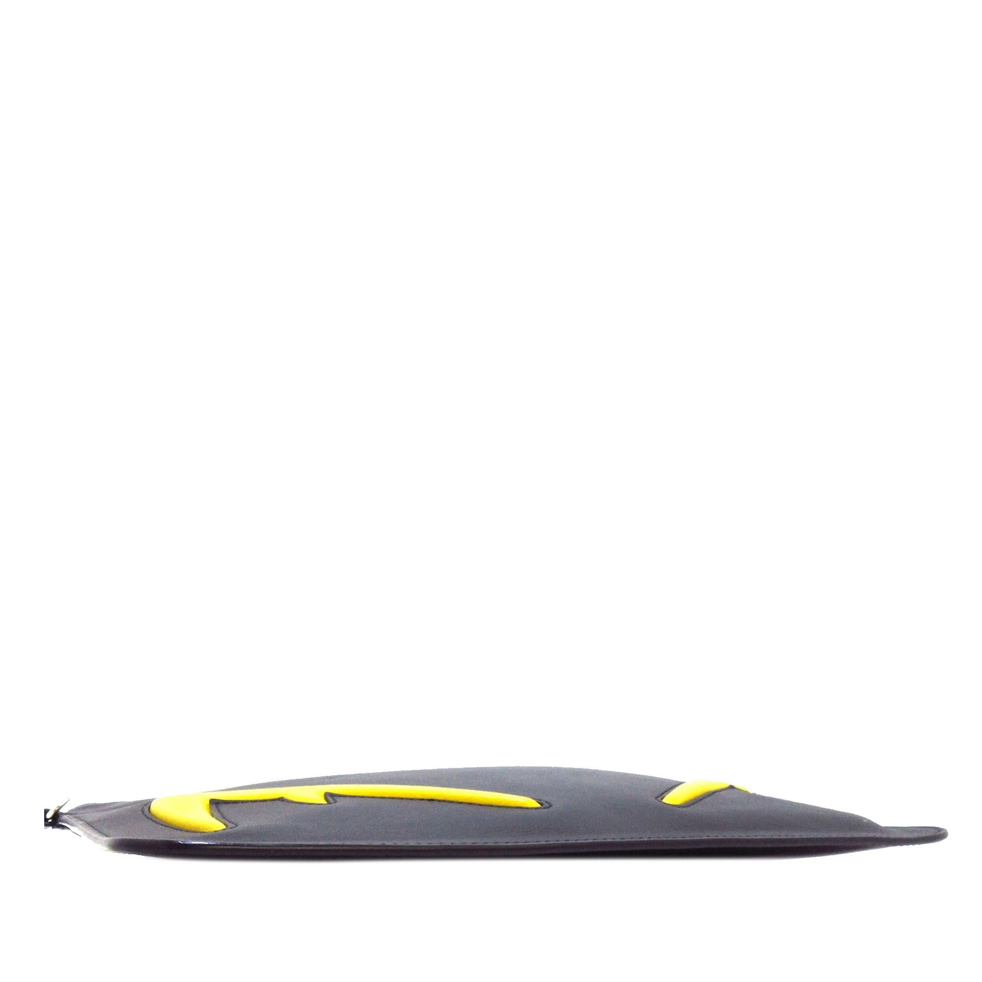 Fendi Leather Monster Eyes Clutch (SHG-ORzmvv)
