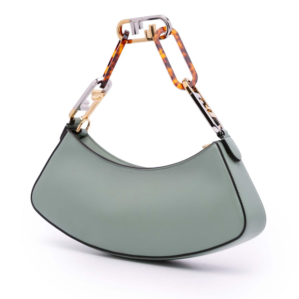 Fendi Leather O'lock Swing Satchel