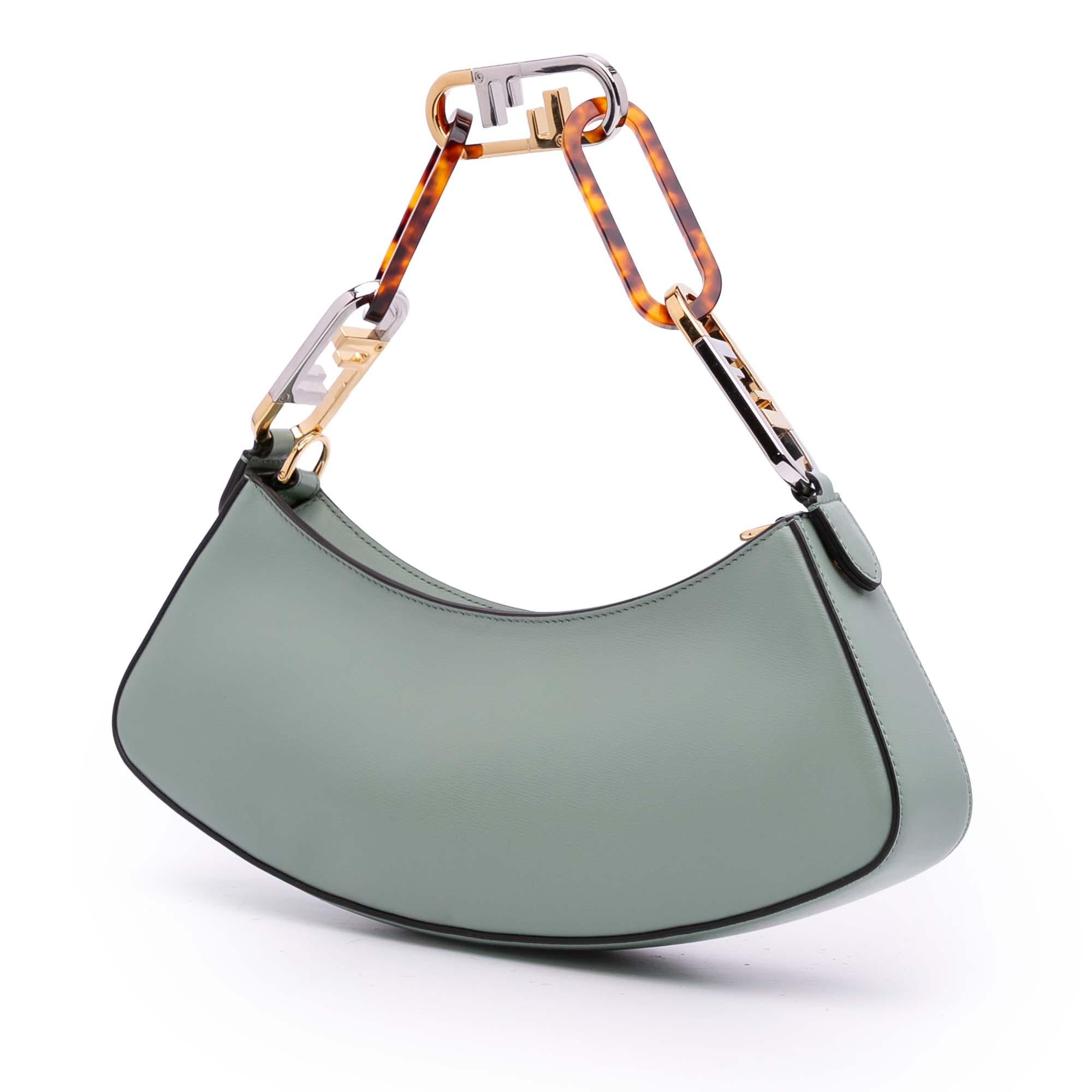 Fendi Leather O'lock Swing Satchel