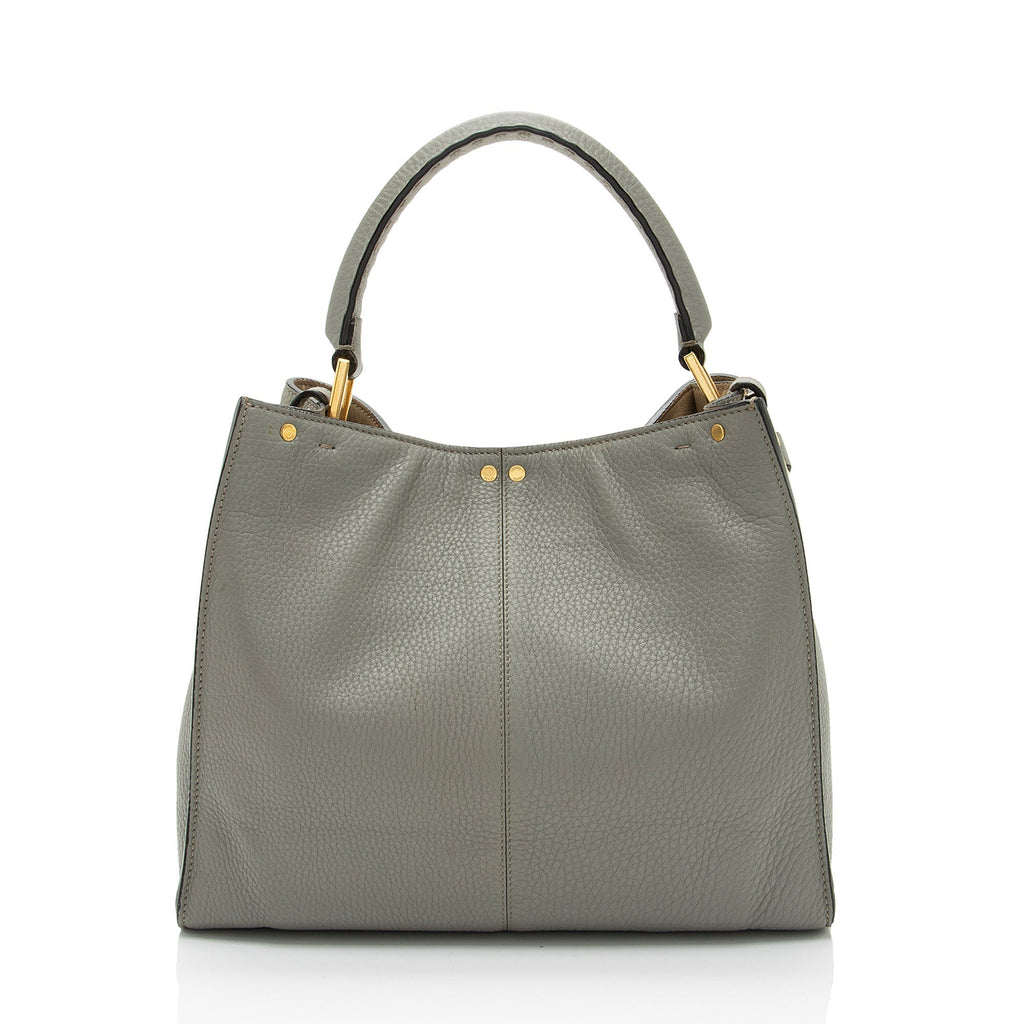 Fendi Leather Peekaboo X Lite Medium Satchel