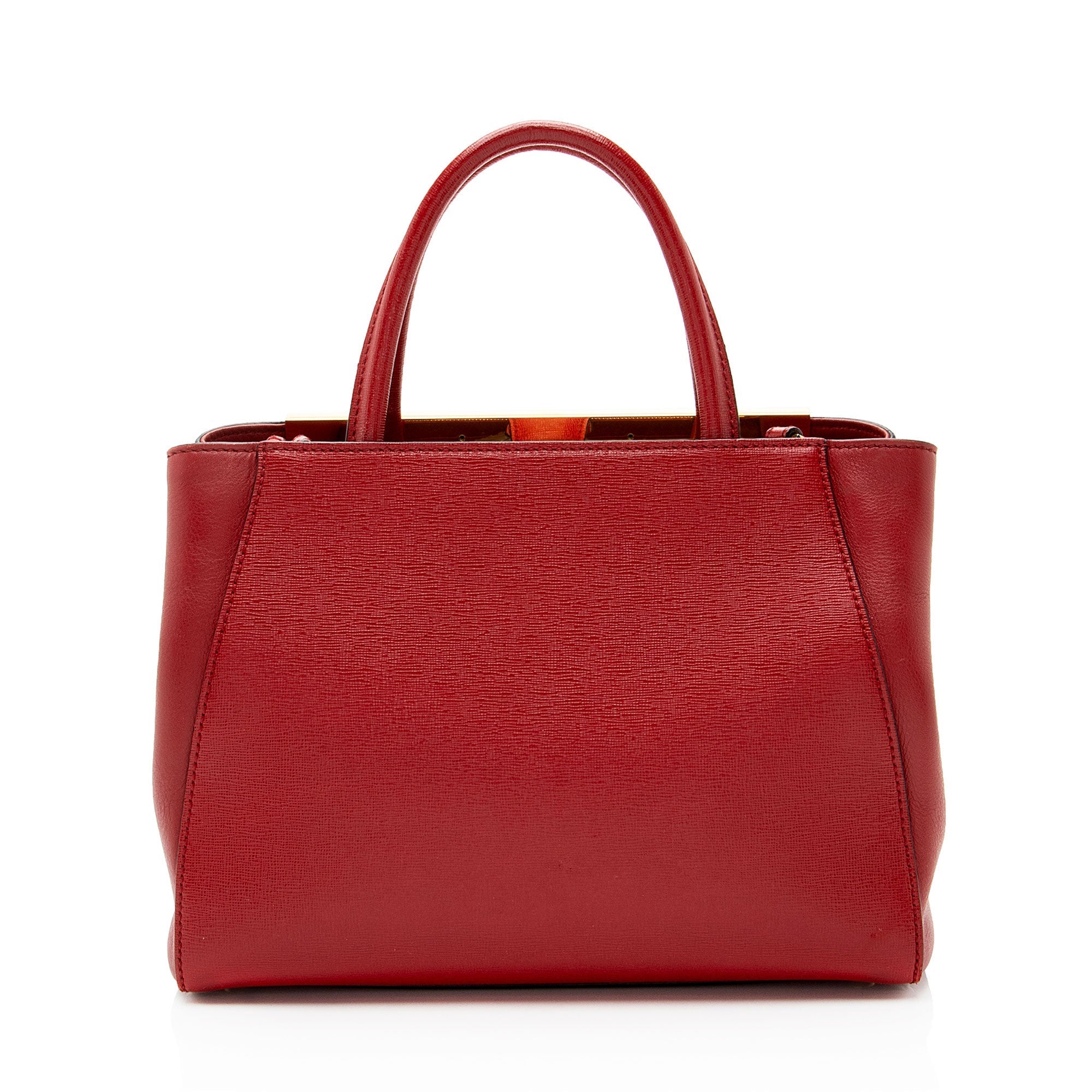 Fendi Leather Petite 2Jours Tote