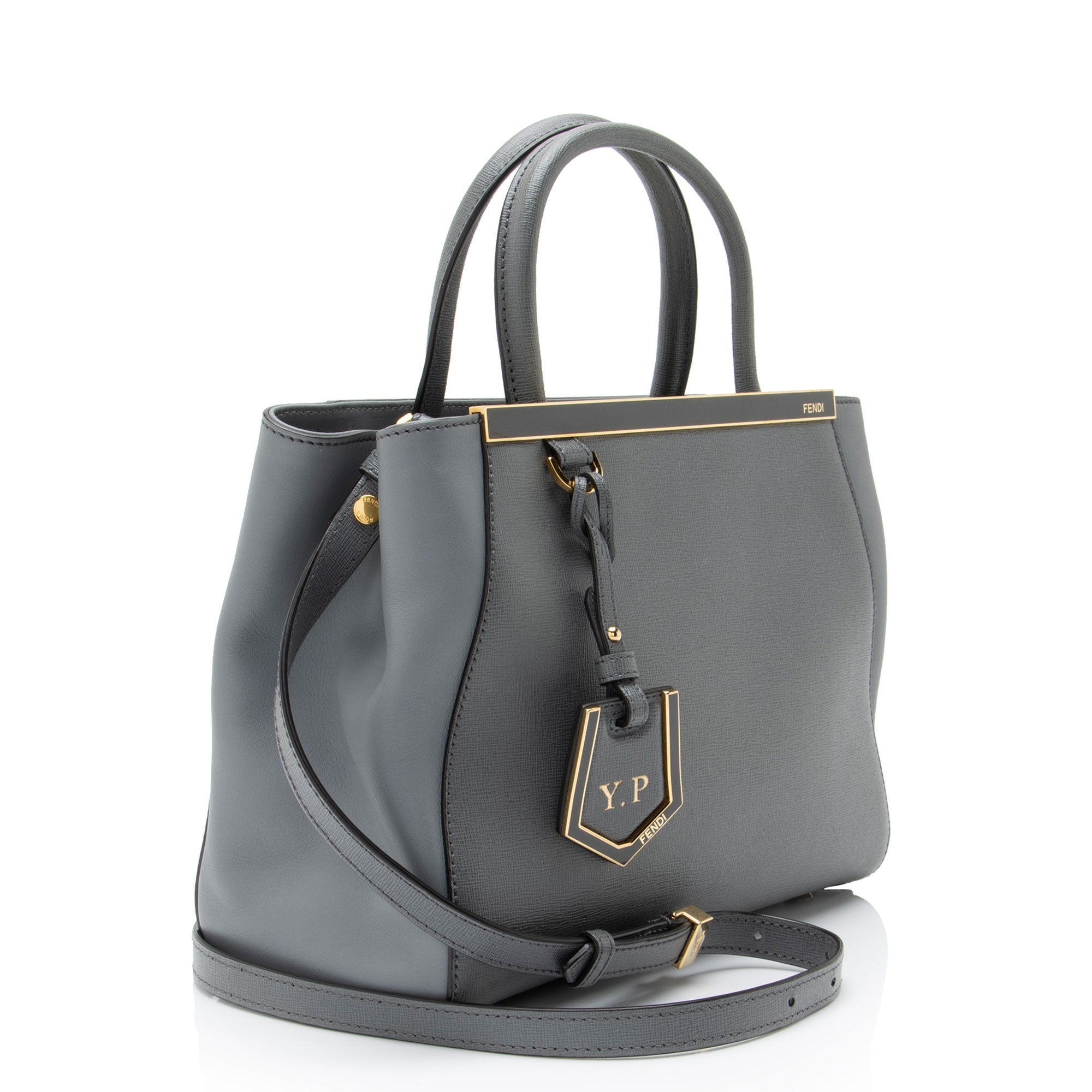 Fendi Leather Petite 2Jours Tote