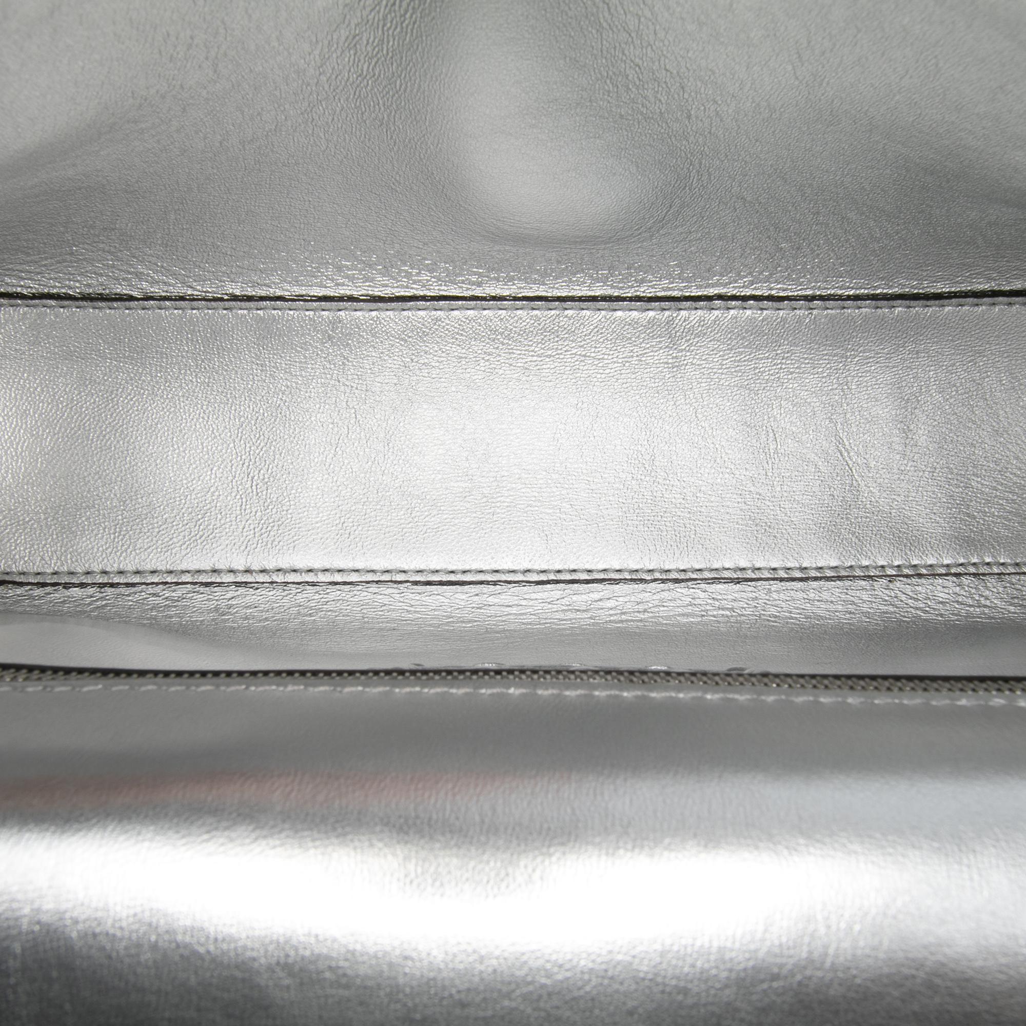 Fendi Leather Selleria Baguette Satchel