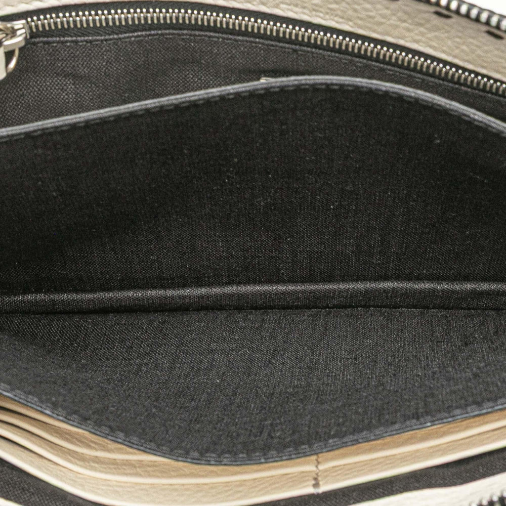 Fendi Leather Selleria Clutch