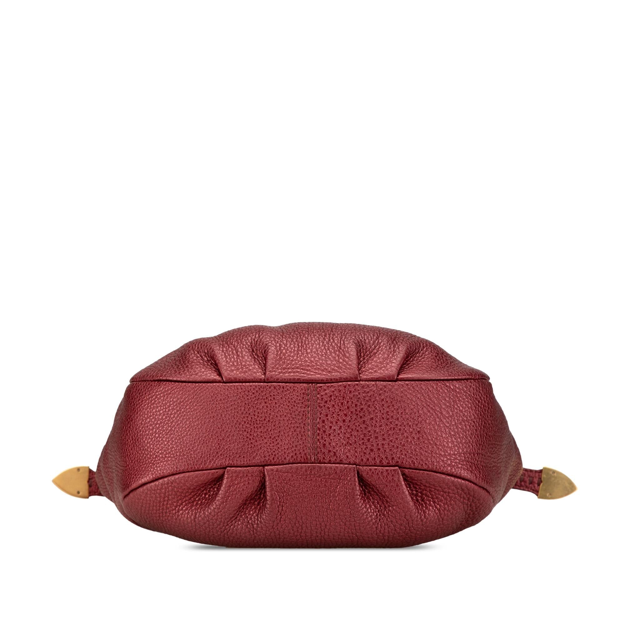 Fendi Leather Selleria Hobo