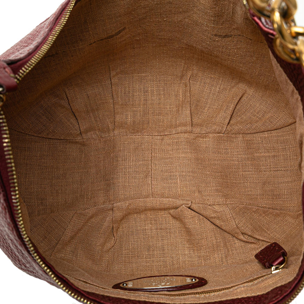 Fendi Leather Selleria Hobo