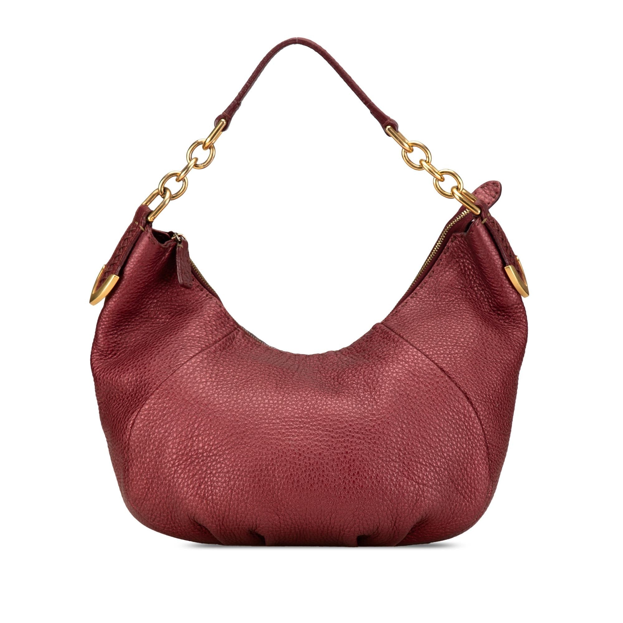 Fendi Leather Selleria Hobo