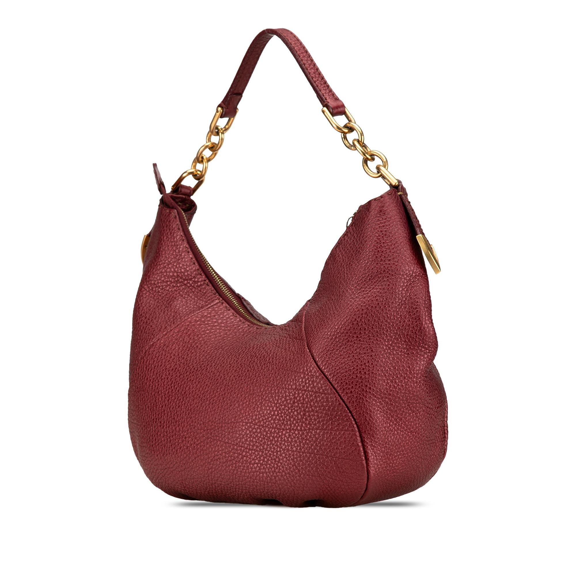 Fendi Leather Selleria Hobo