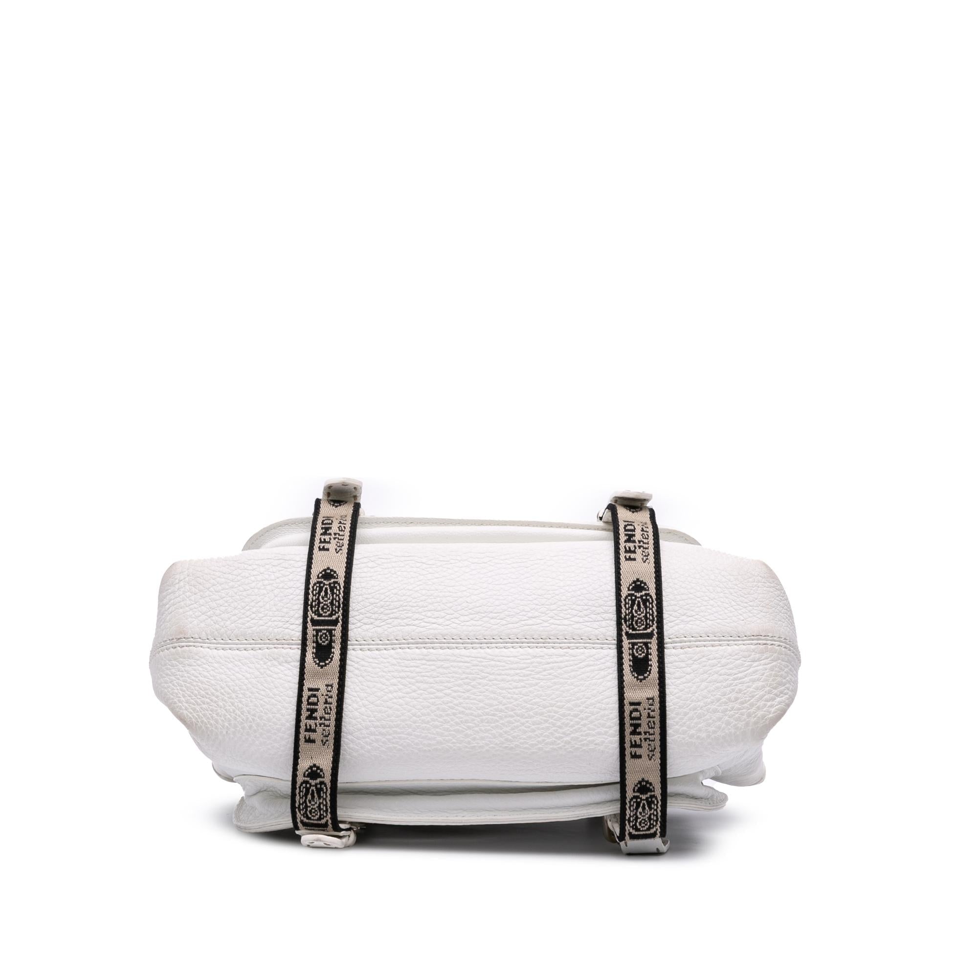 Fendi Leather Selleria Messalina Tote