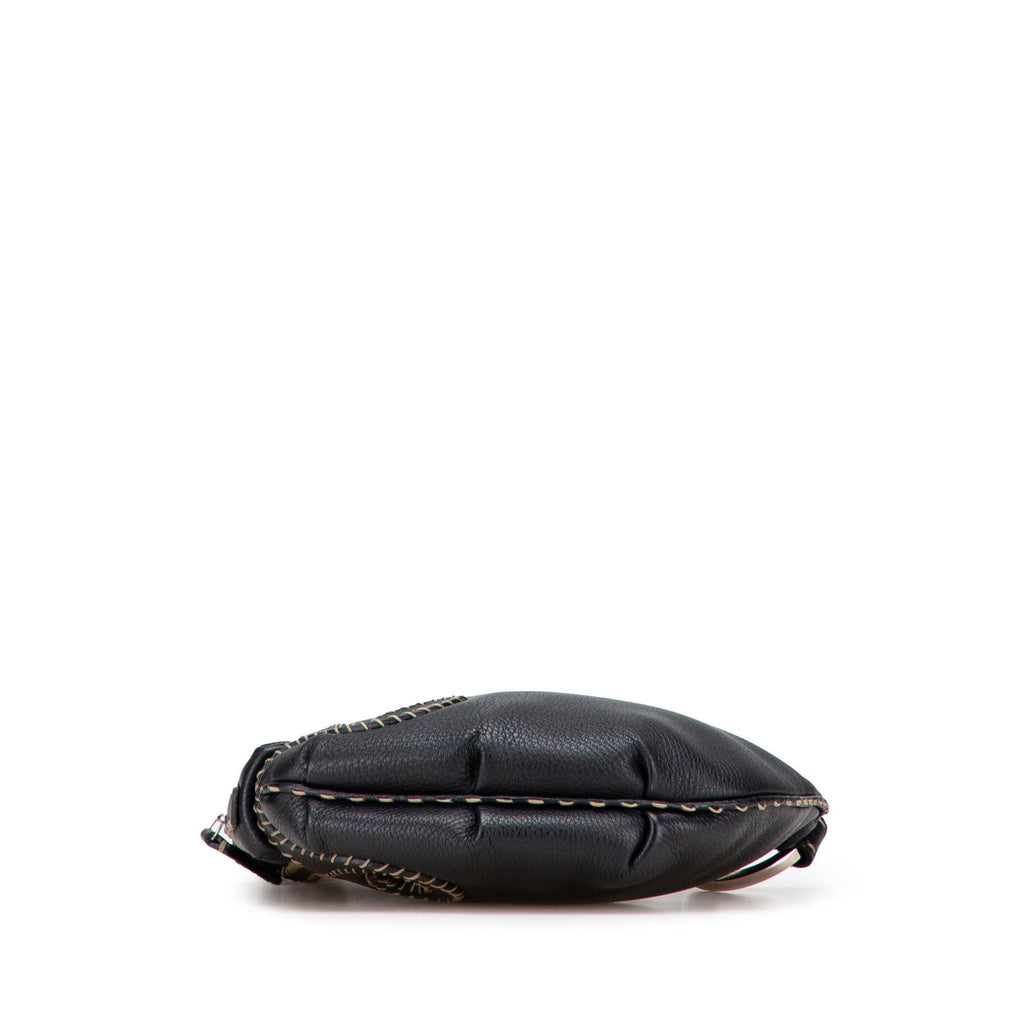 Fendi Leather Selleria Oyster Hobo