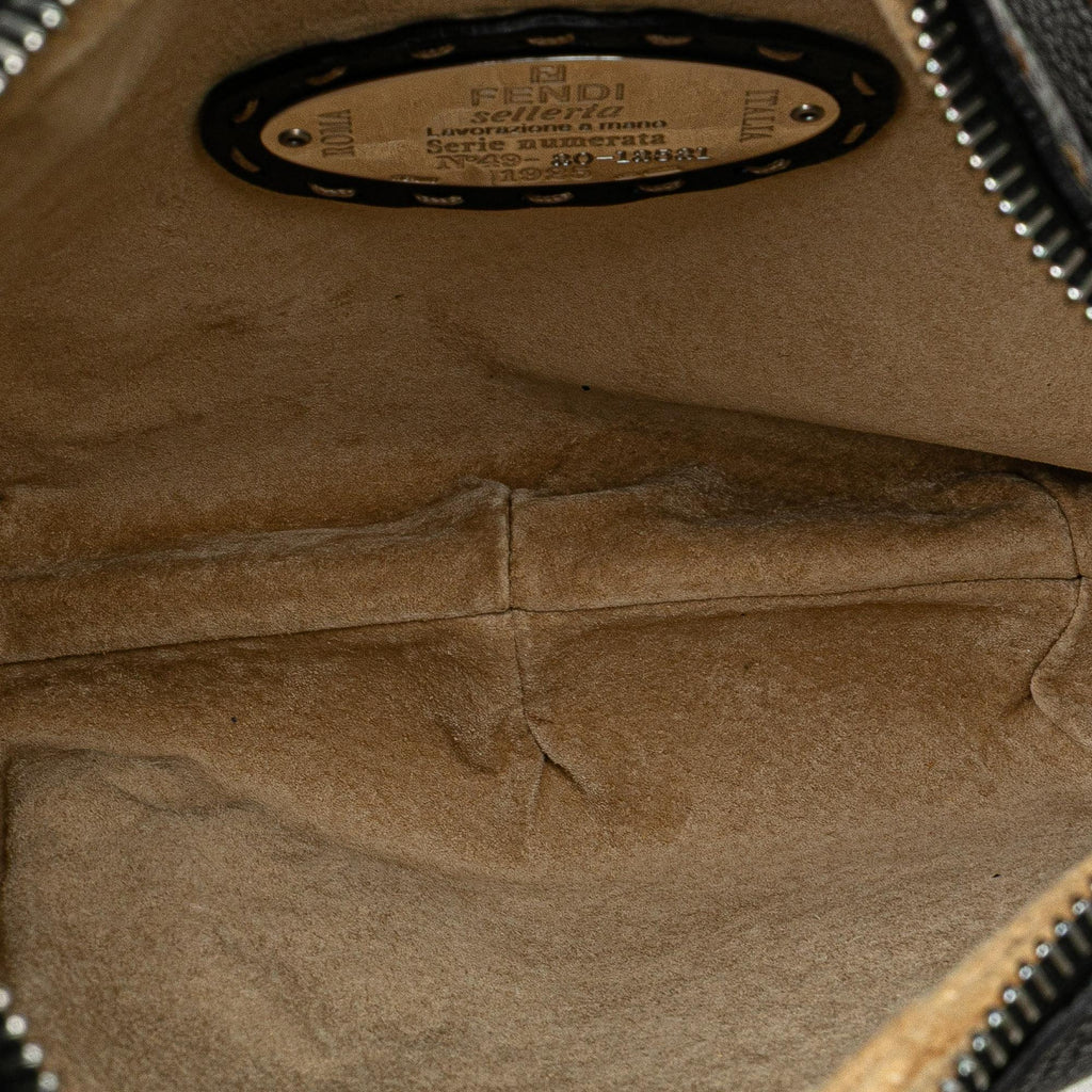 Fendi Leather Selleria Oyster Hobo