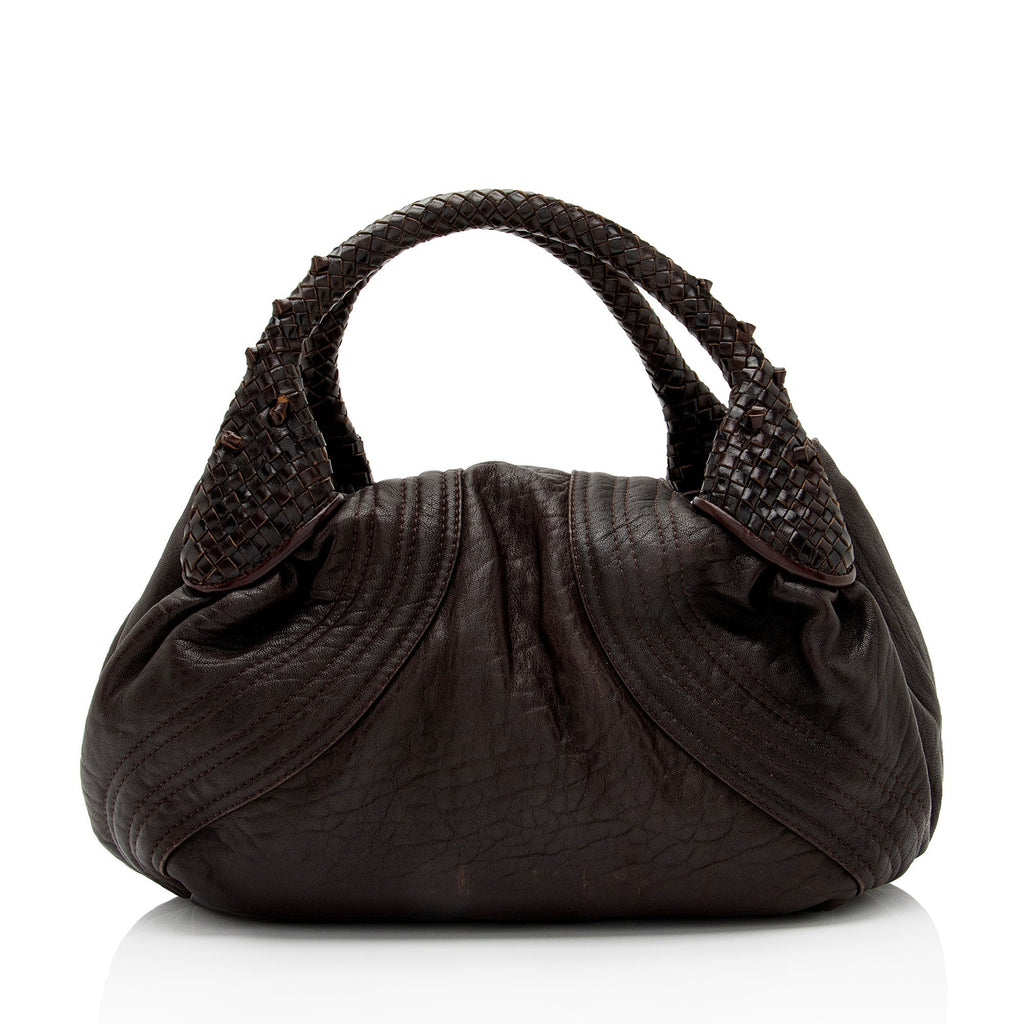 Fendi Leather Spy Baby Satchel (SHF-gPwLc8)