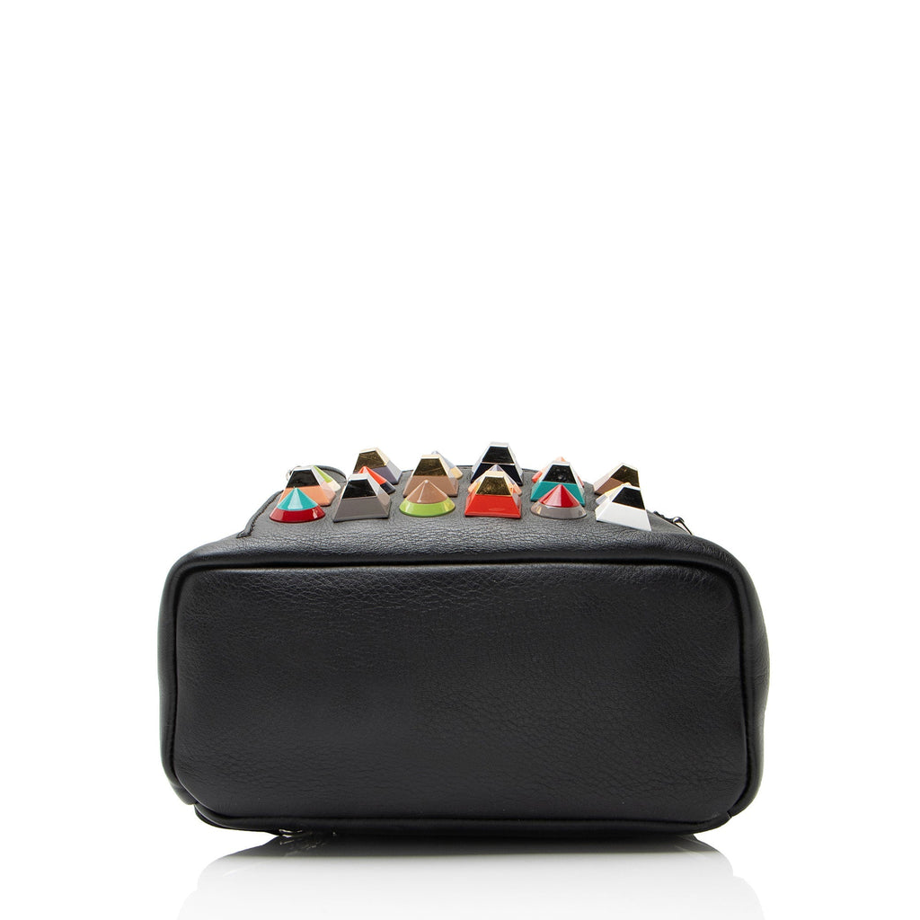 Fendi Leather Studded By The Way Mini Backpack
