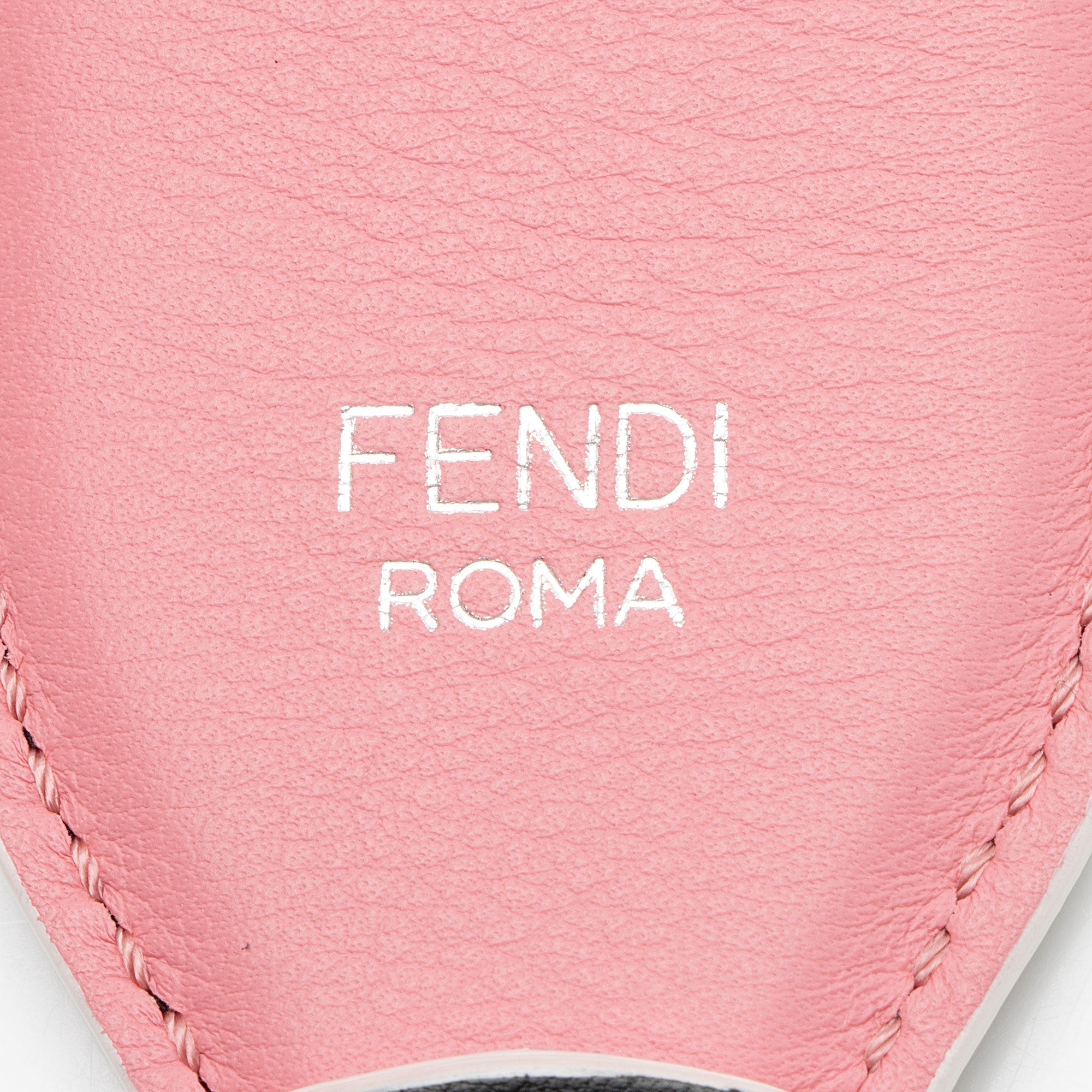 Fendi Leather Studded Fun Fair Strap You Shoulder Strap