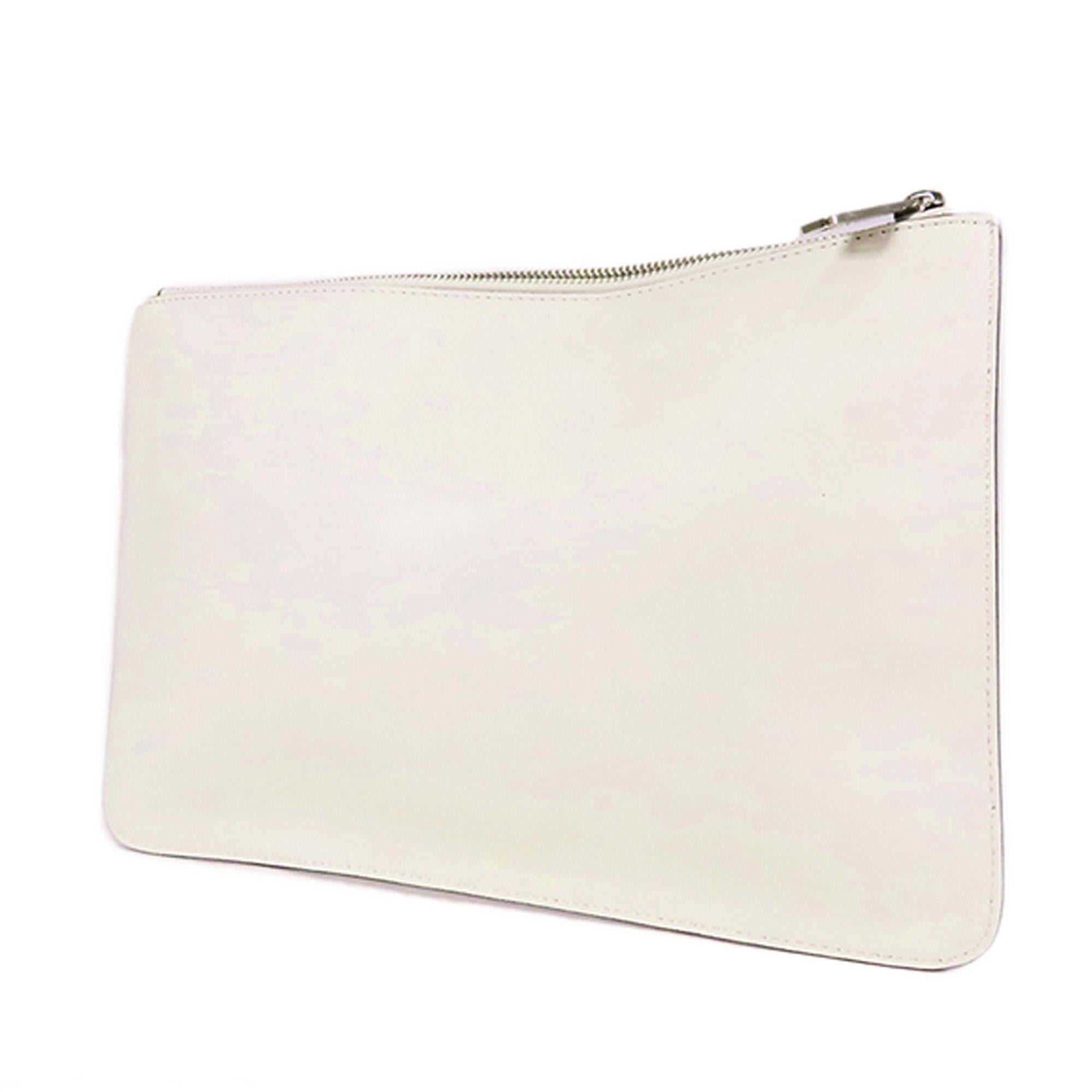 Fendi Leather Vocabulary 3D Logo Zip Pouch (SHG-JtWzTA)