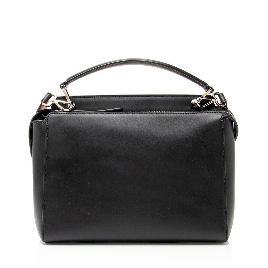 Fendi Leather Waves Dotcom Medium Satchel