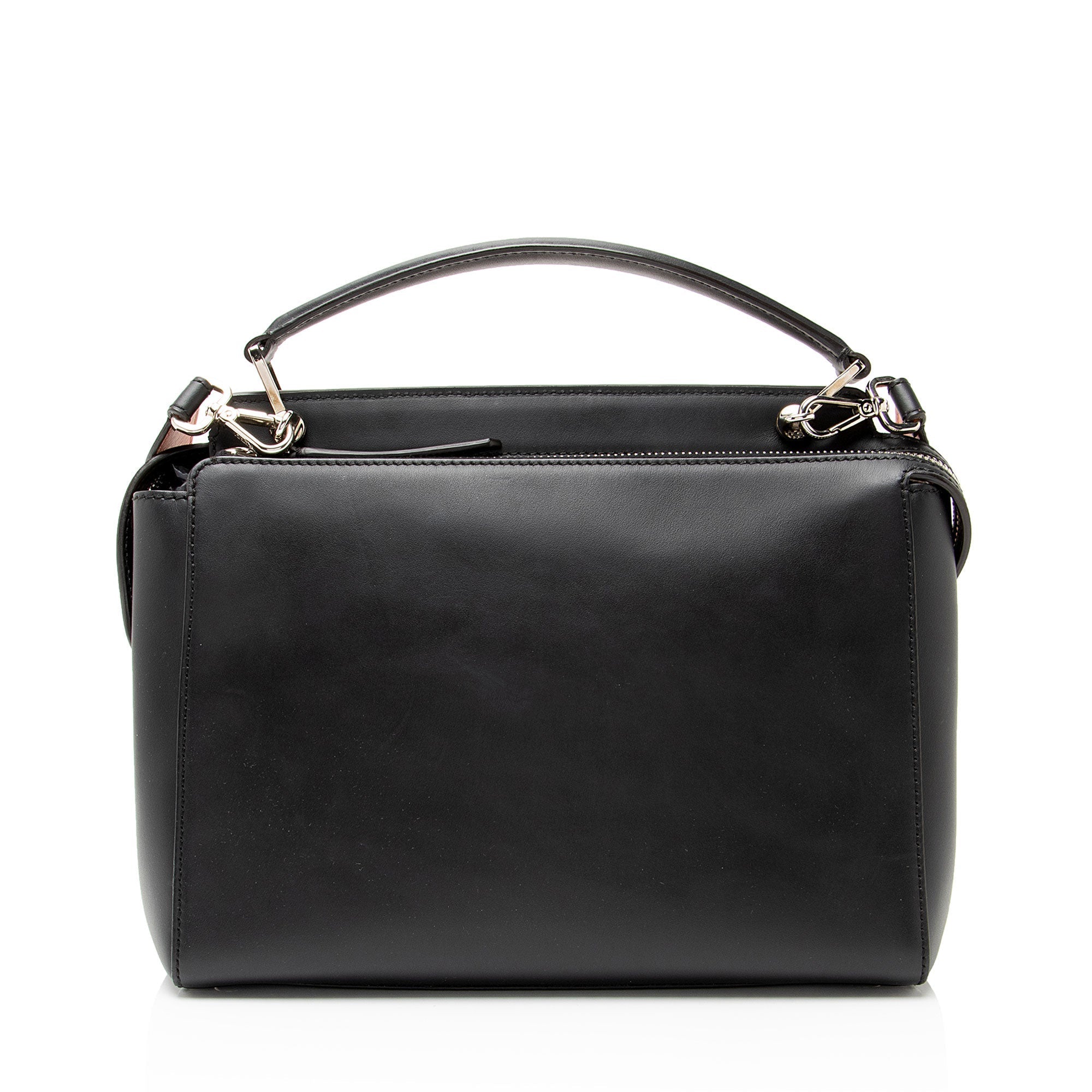 Fendi Leather Waves Dotcom Medium Satchel