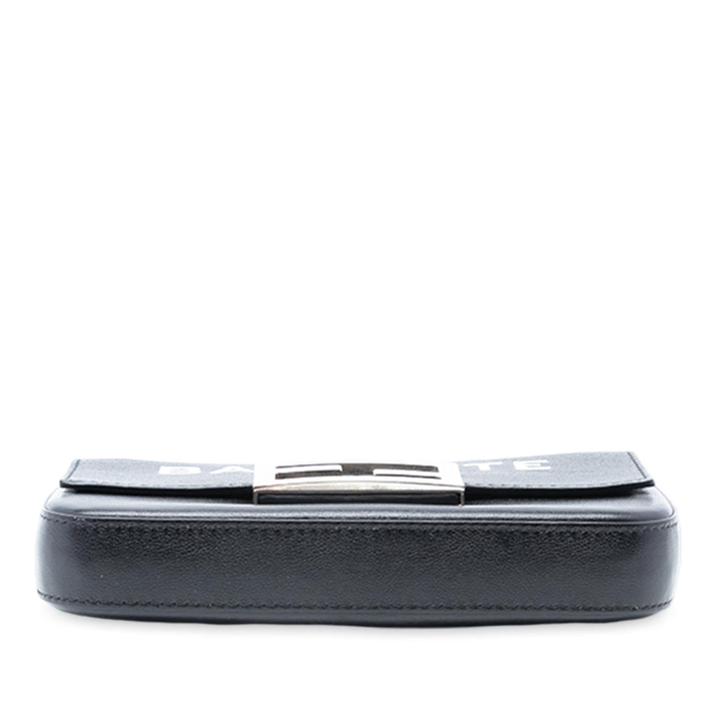 Fendi Marc Jacobs Calfskin Baguette Phone Pouch Satchel