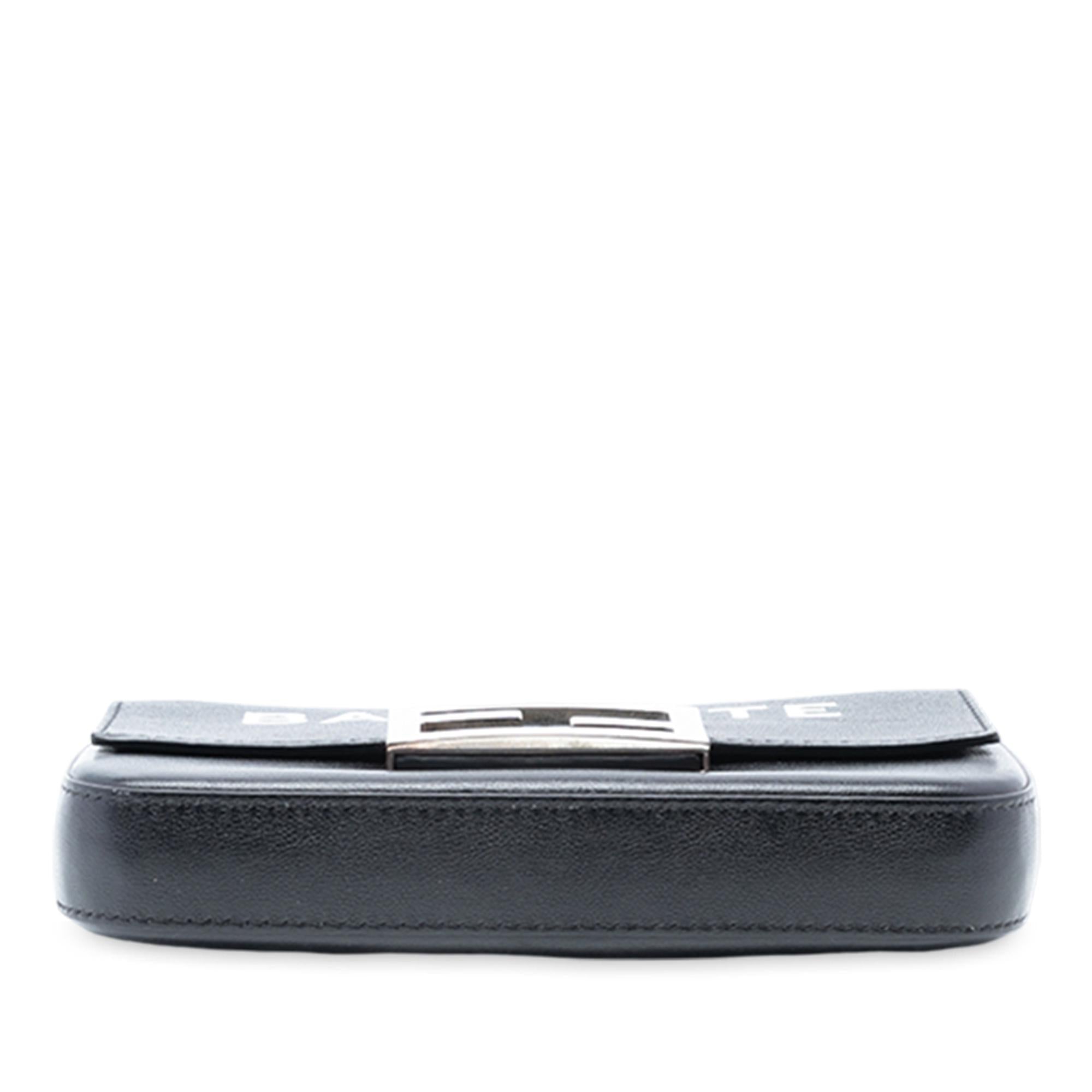 Fendi Marc Jacobs Calfskin Baguette Phone Pouch Satchel