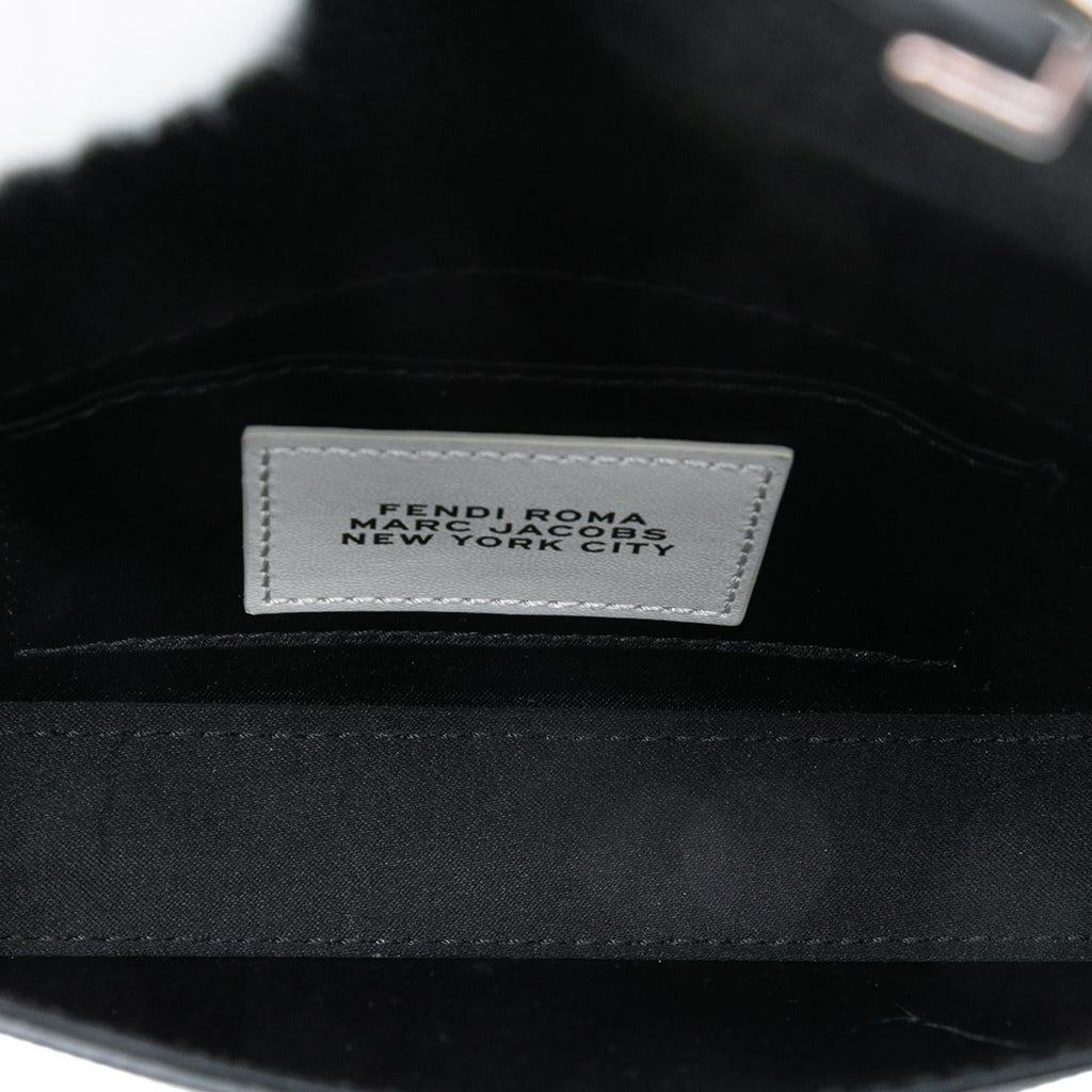 Fendi Marc Jacobs Calfskin Baguette Phone Pouch Satchel
