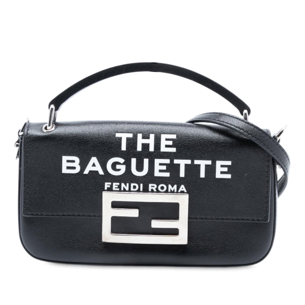 Fendi Marc Jacobs Calfskin Baguette Phone Pouch Satchel