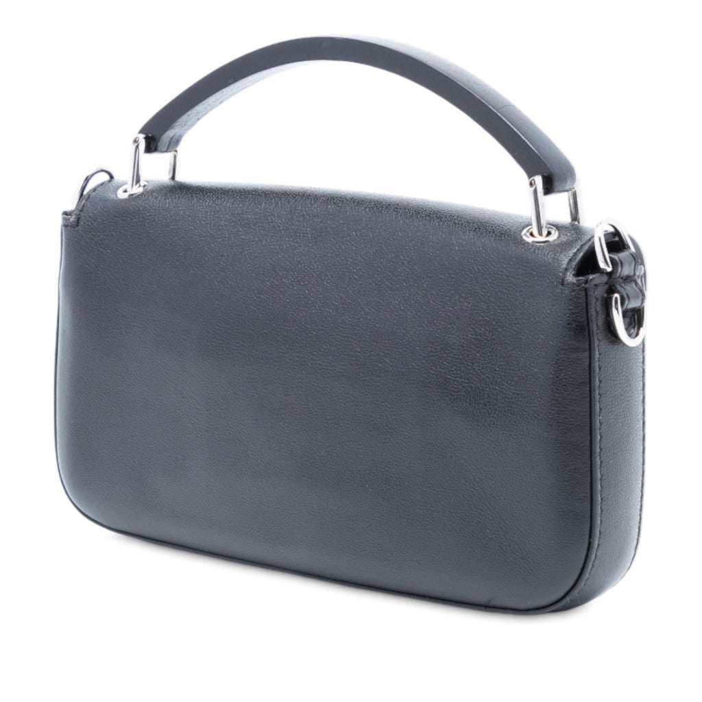Fendi Marc Jacobs Calfskin Baguette Phone Pouch Satchel