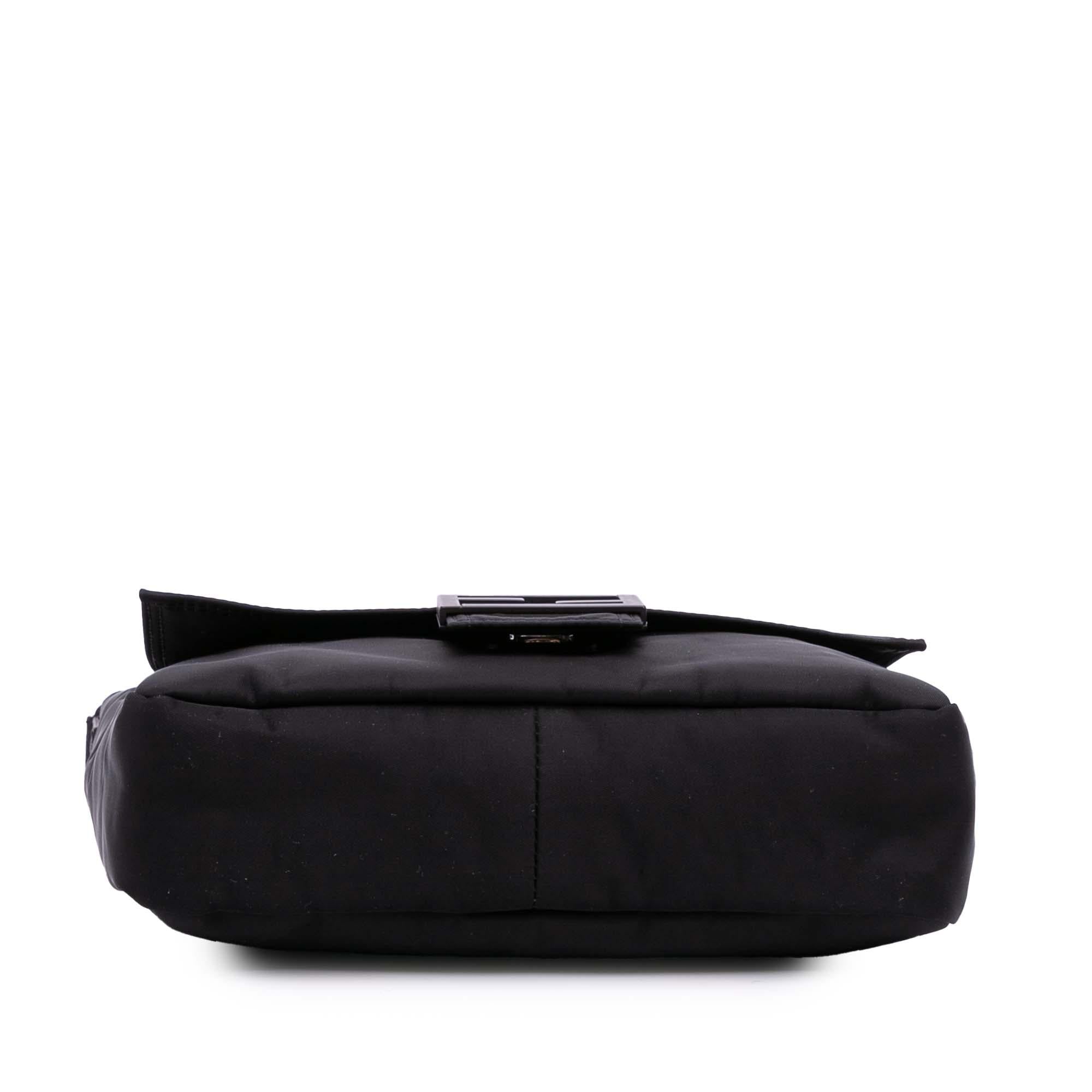 Fendi Medium Econyl Nylon Baguette Crossbody