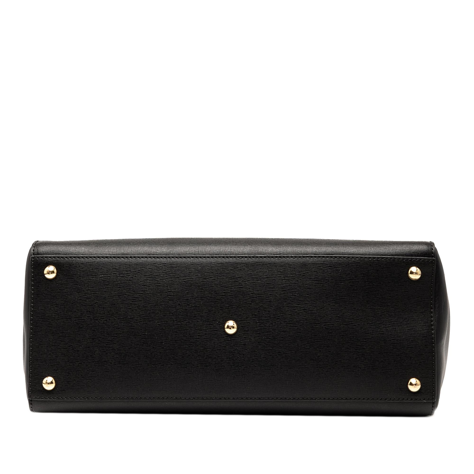 Fendi Medium Leather 2Jours Satchel