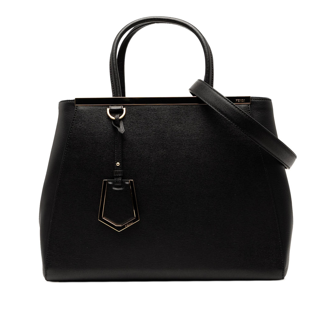 Fendi Medium Leather 2Jours Satchel