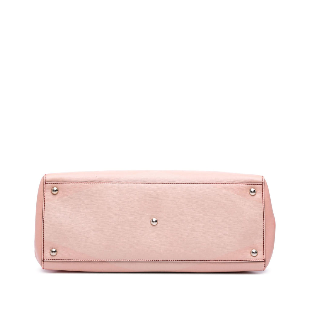 Fendi Medium Leather Geometric Degrade 2Jours Satchel