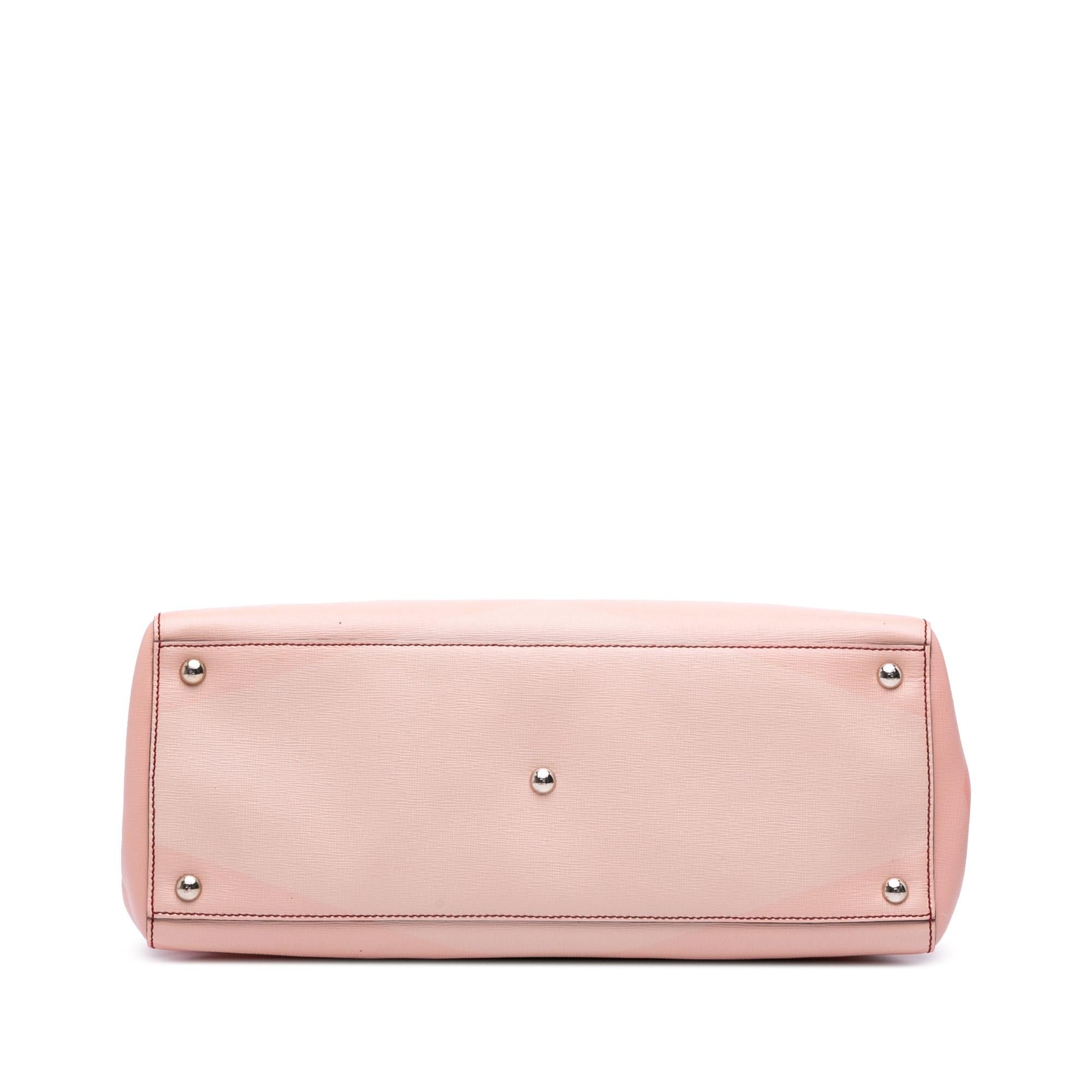 Fendi Medium Leather Geometric Degrade 2Jours Satchel
