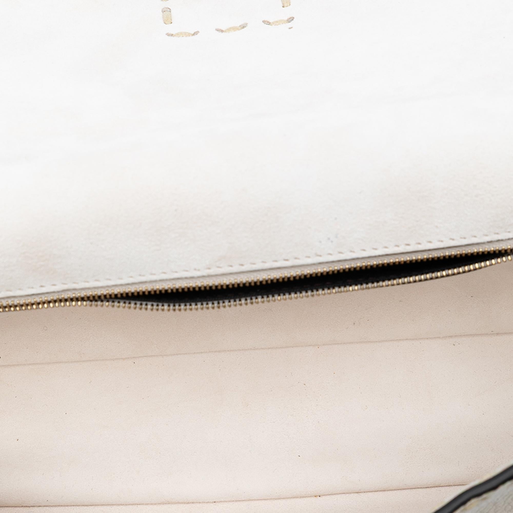 Fendi Medium Leather Selleria Baguette Satchel