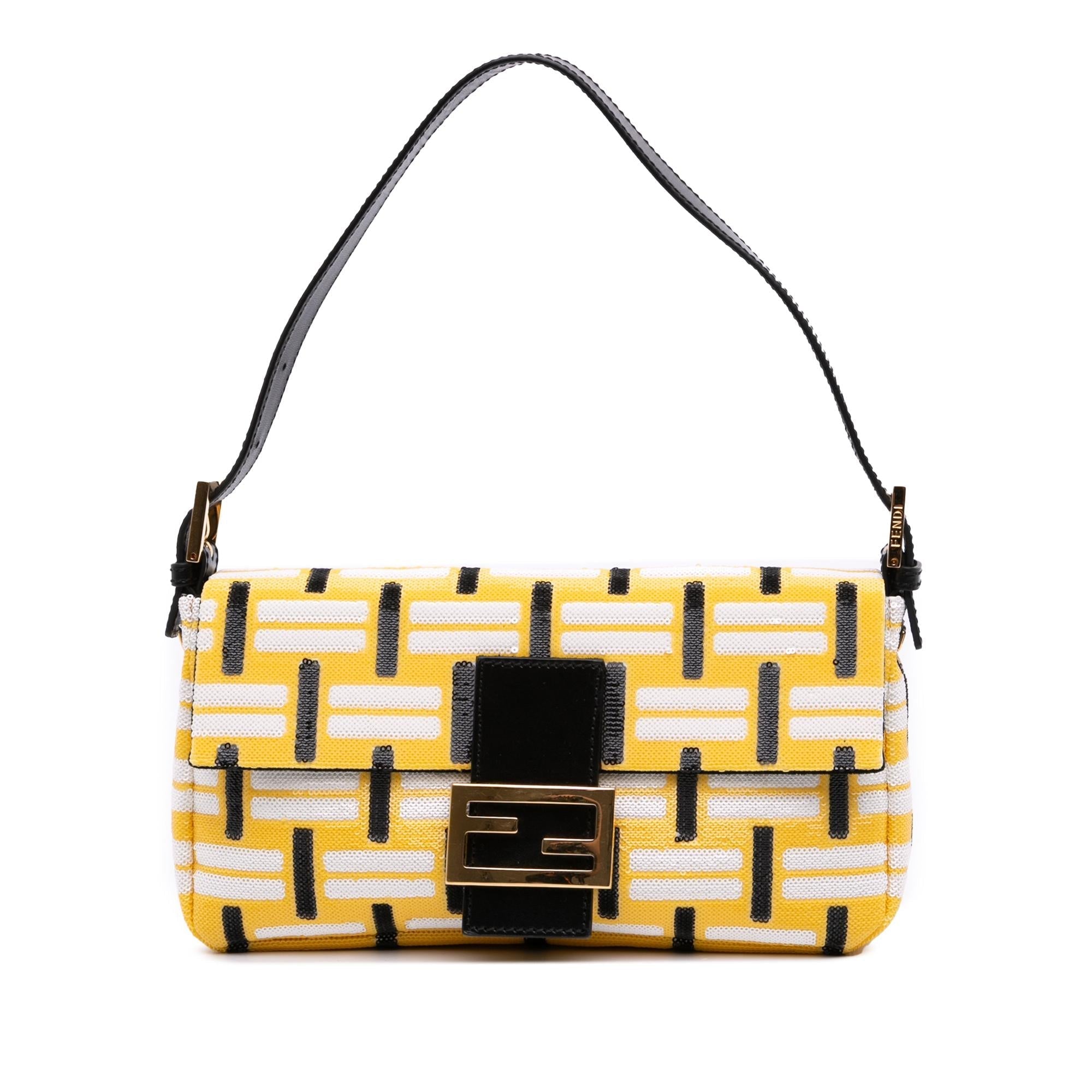 Fendi Medium Sequin Baguette