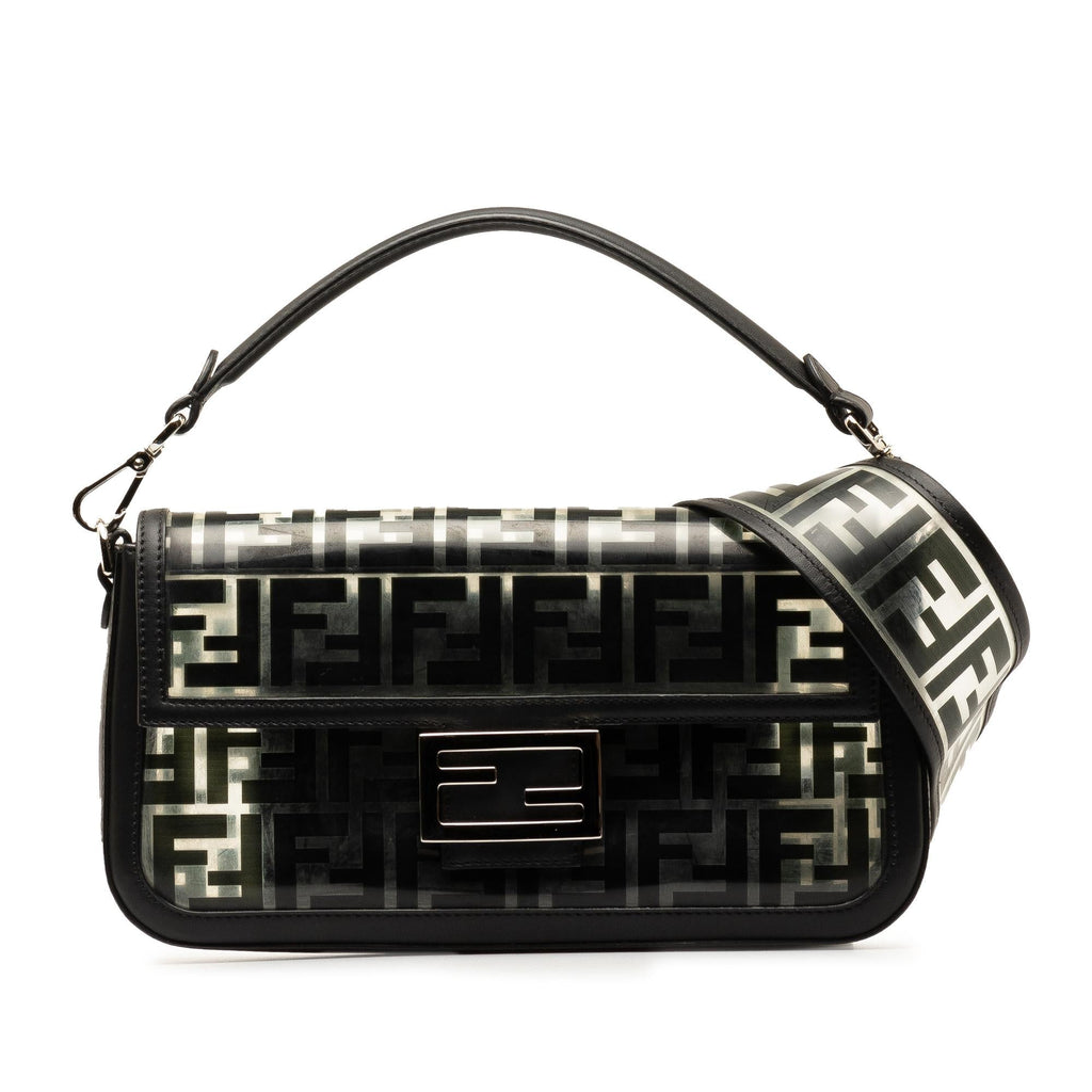 Fendi Medium Zucca PVC Baguette Satchel