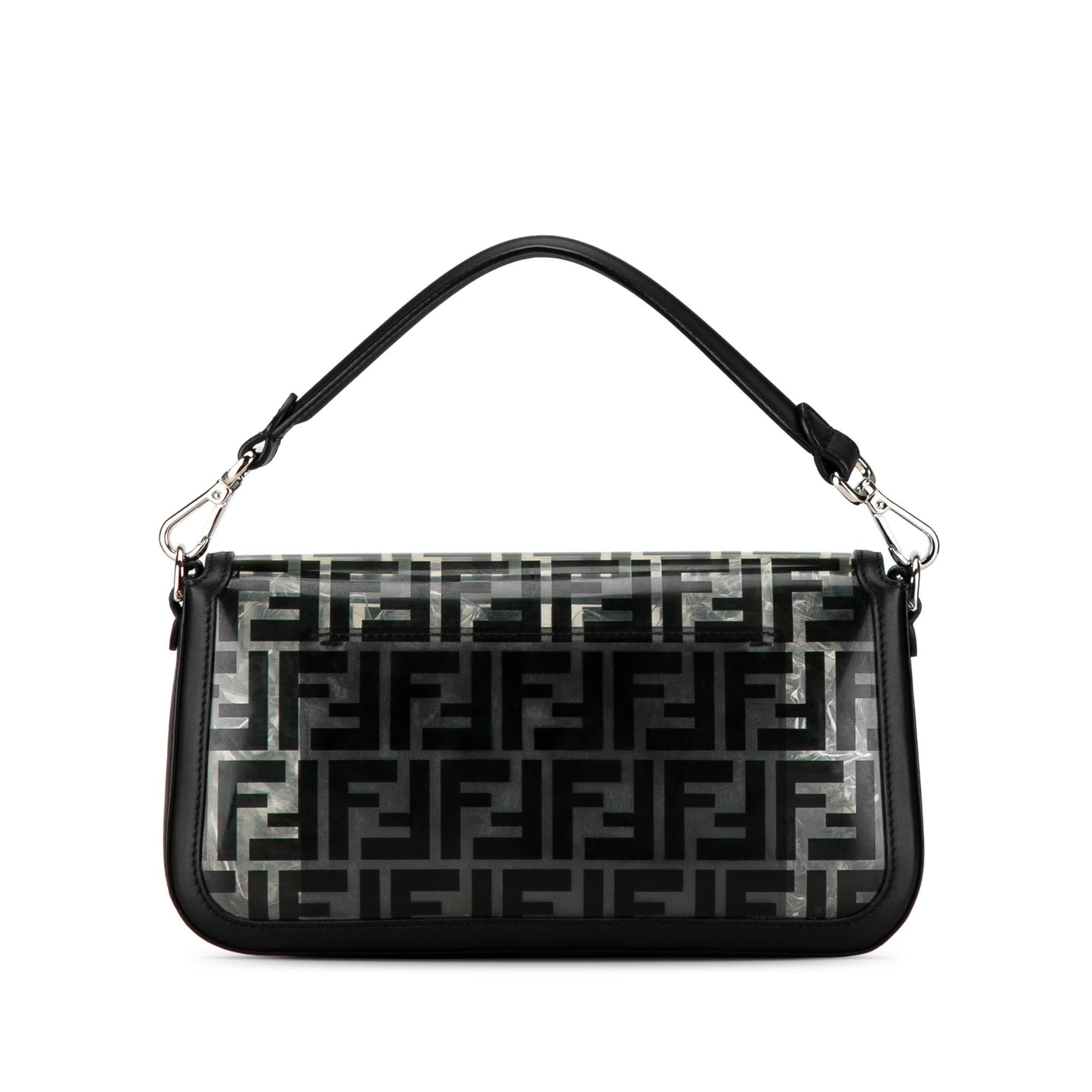 Fendi Medium Zucca PVC Baguette Satchel
