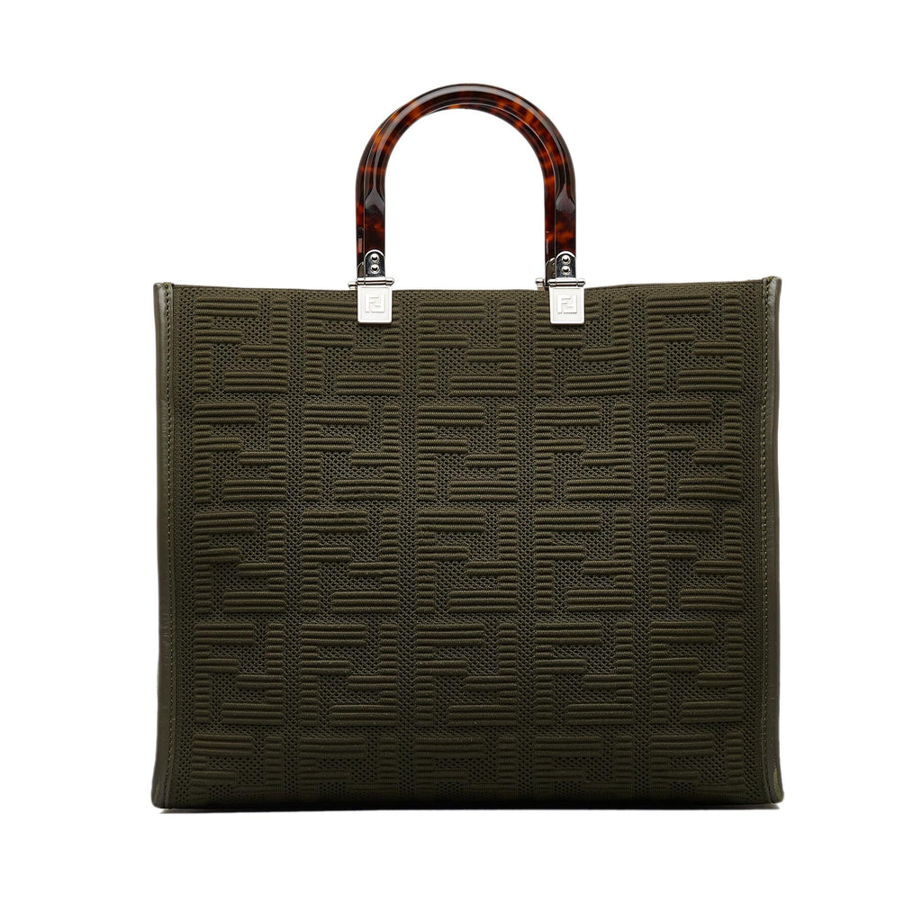 Fendi Medium Zucca Sunshine Shopper Tote