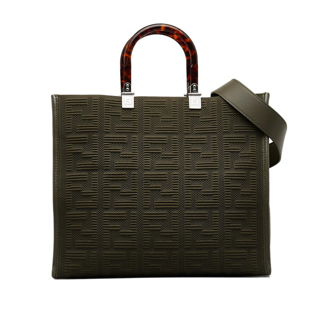 Fendi Medium Zucca Sunshine Shopper Tote