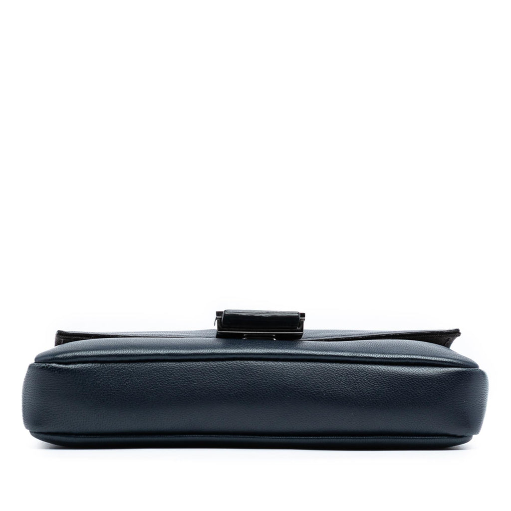 Fendi Micro Leather Baguette Satchel