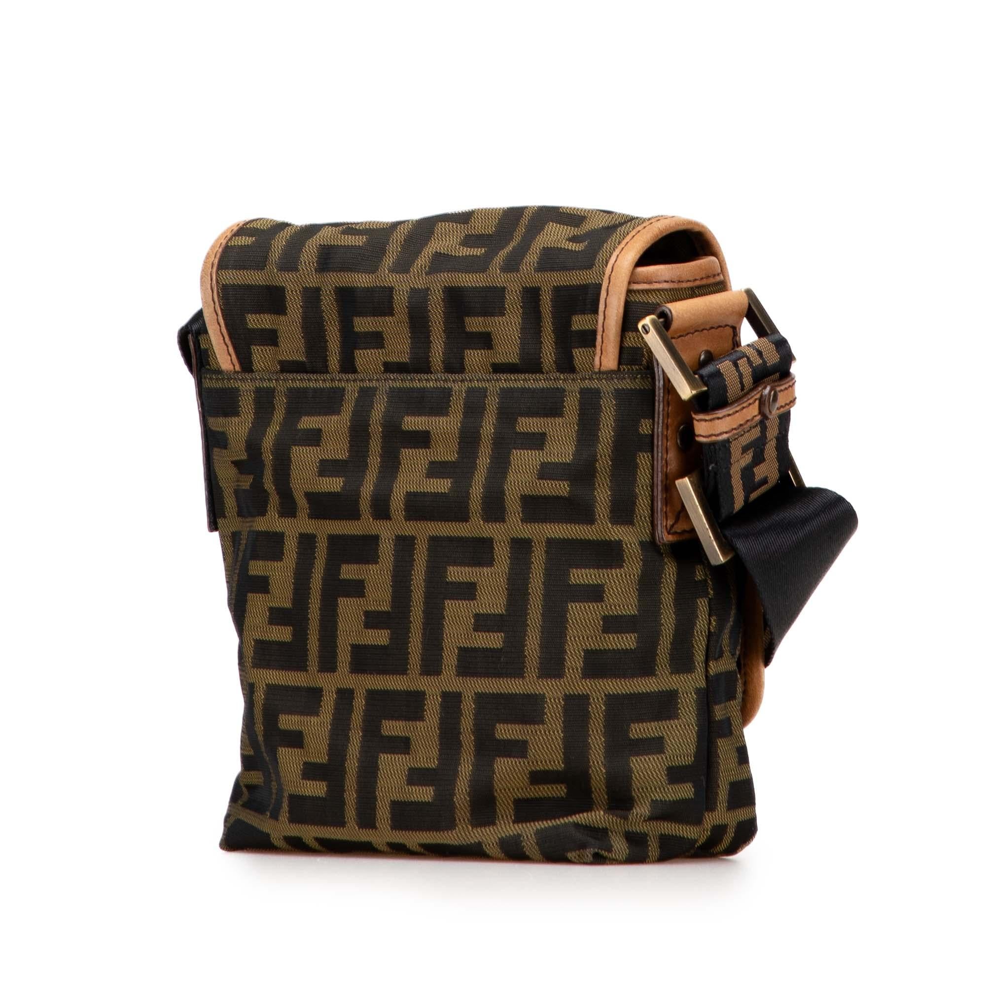 Fendi Mini FF Zucca Canvas Crossbody