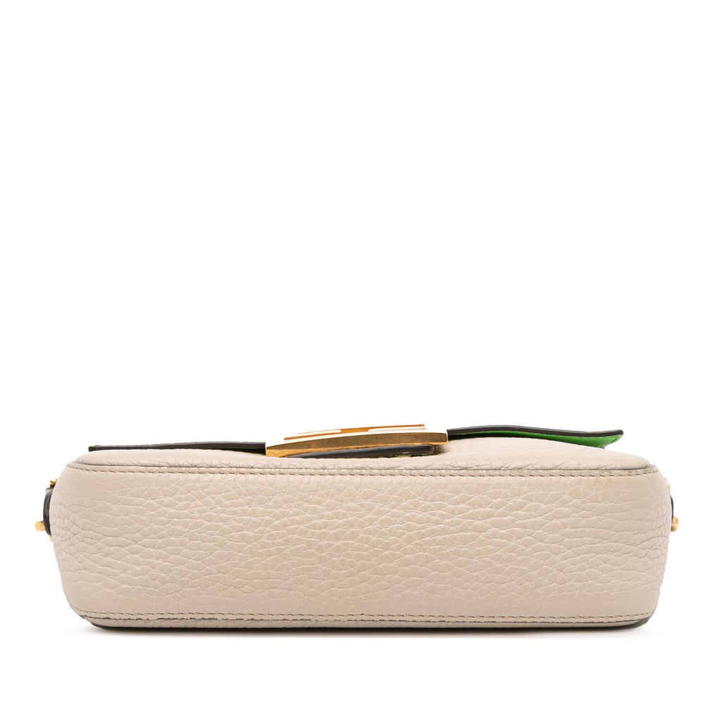 Fendi Mini Leather Baguette Satchel