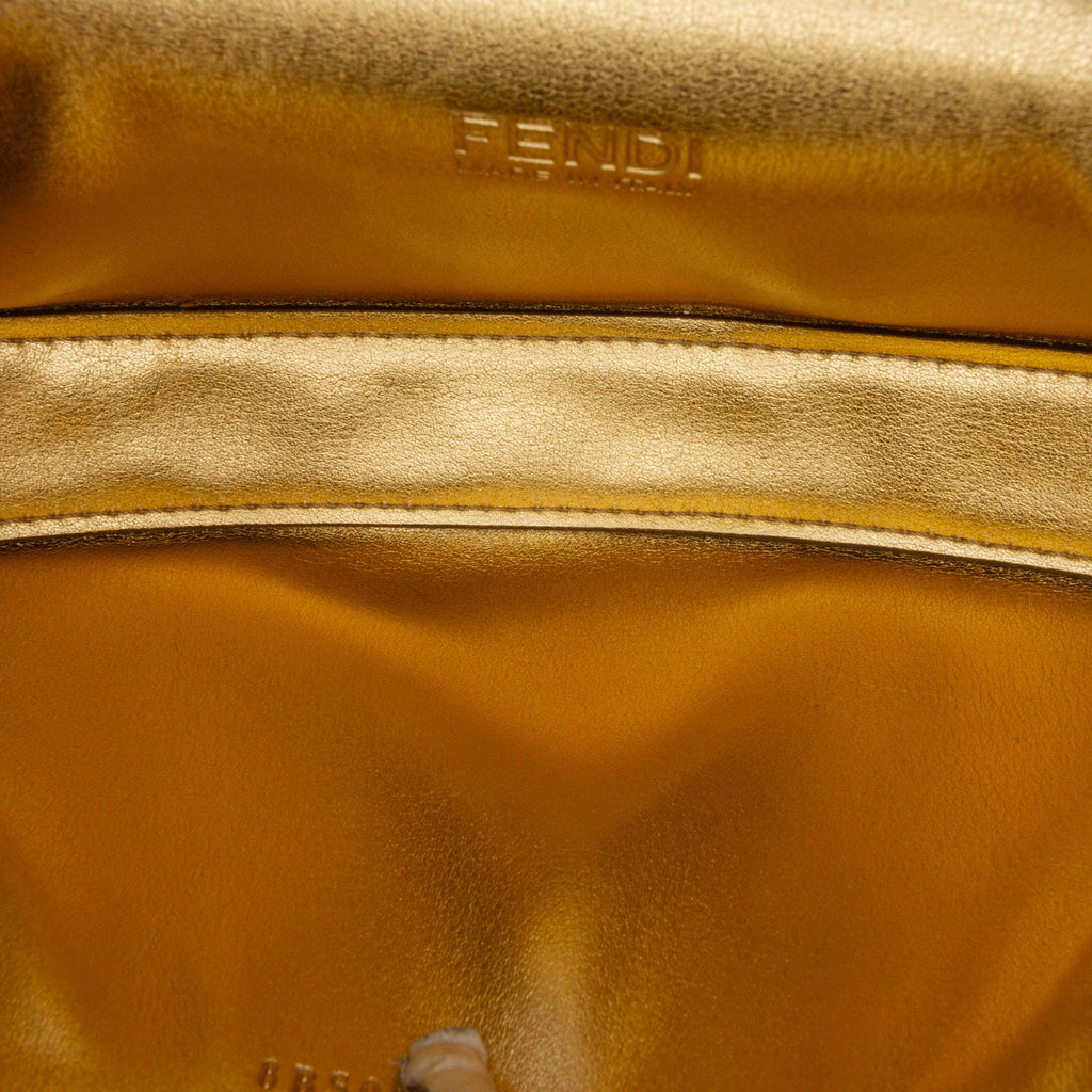 Fendi Mini Leather Cookie Hobo
