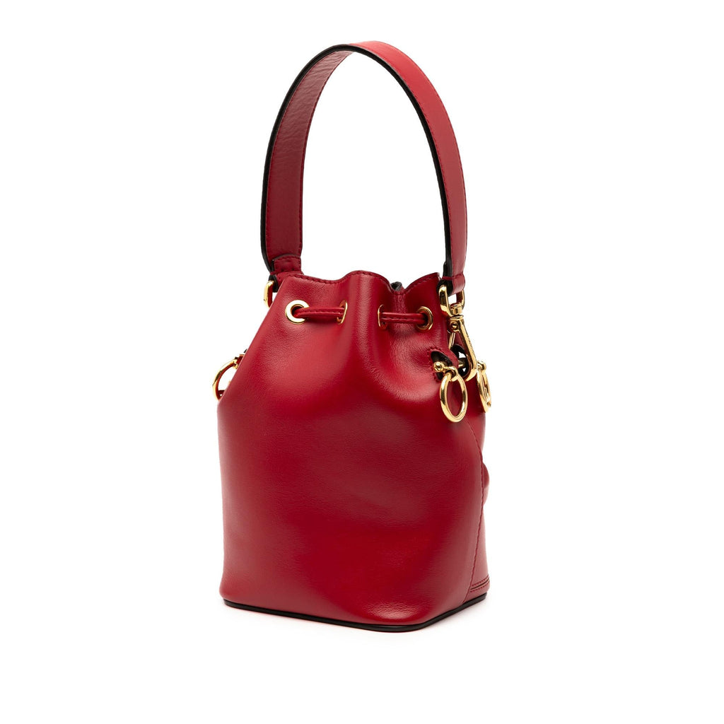 Fendi Mini Leather Mon Tresor Bucket Bag