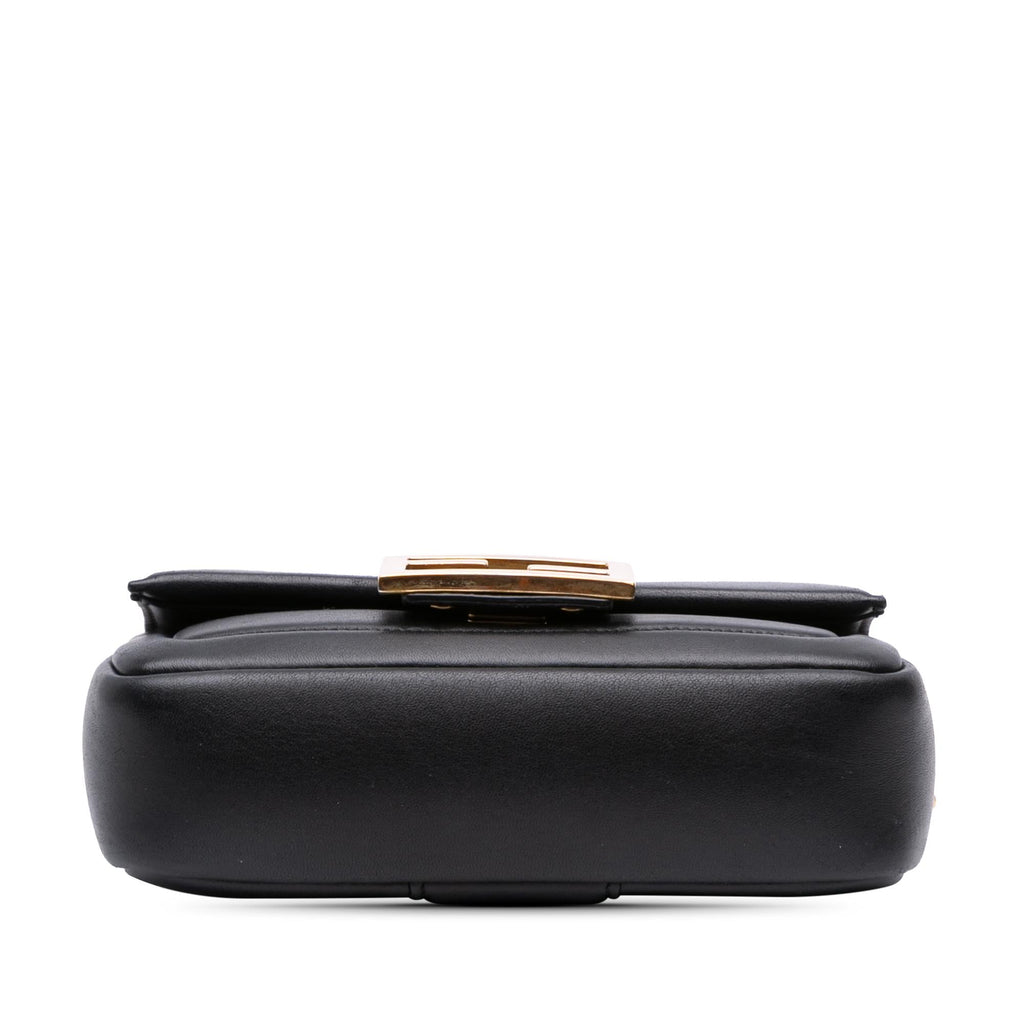Fendi Mini Nappa Apolo Chain Baguette Shoulder Bag