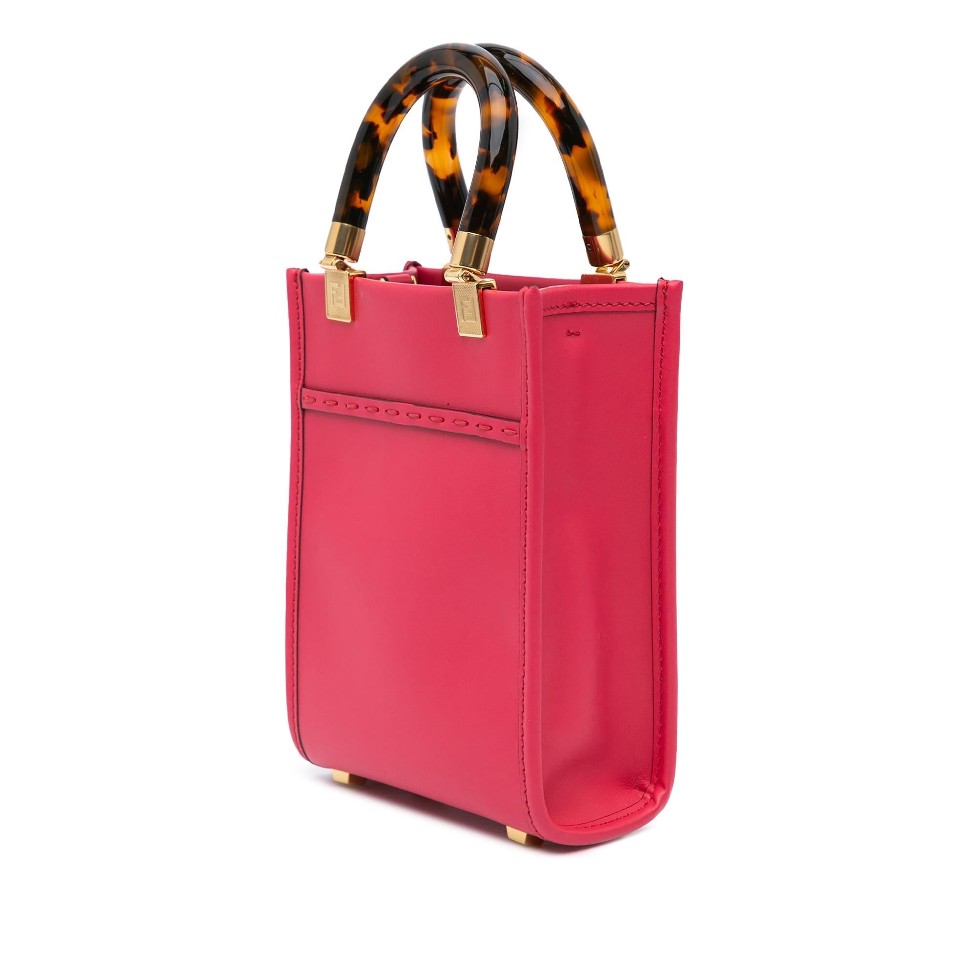 Fendi Mini Sunshine Shopper Tote