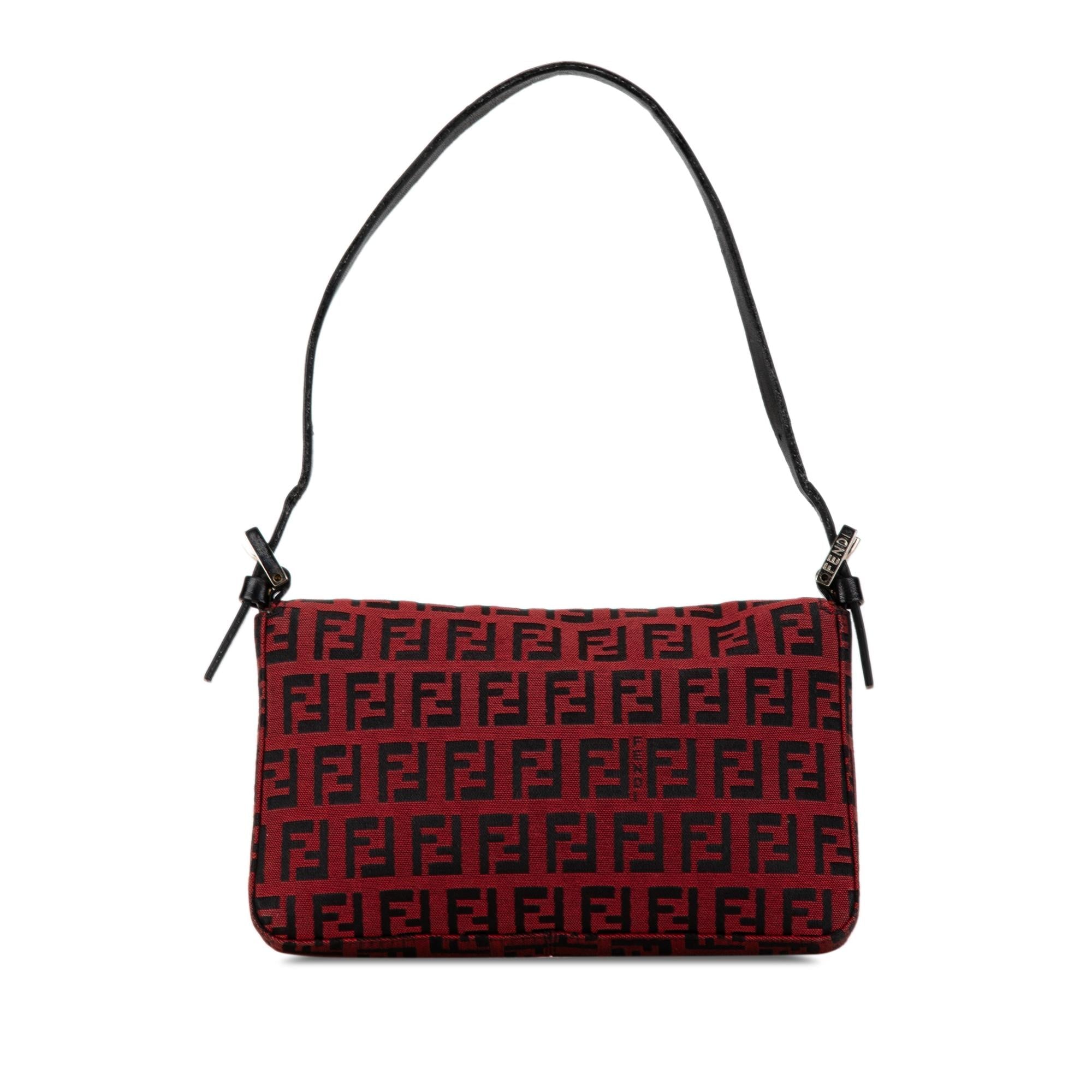 Fendi Mini Zucchino Canvas Baguette
