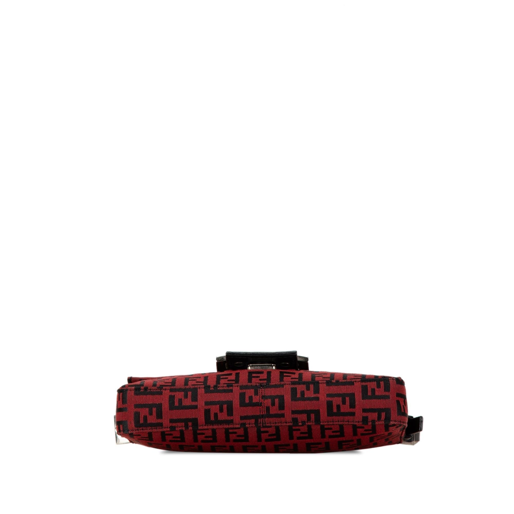 Fendi Mini Zucchino Canvas Baguette