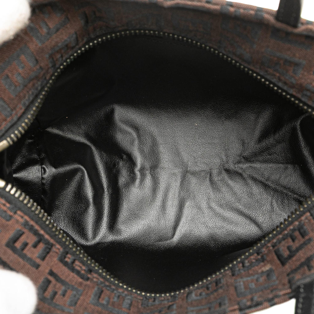 Fendi Mini Zucchino Canvas Handbag