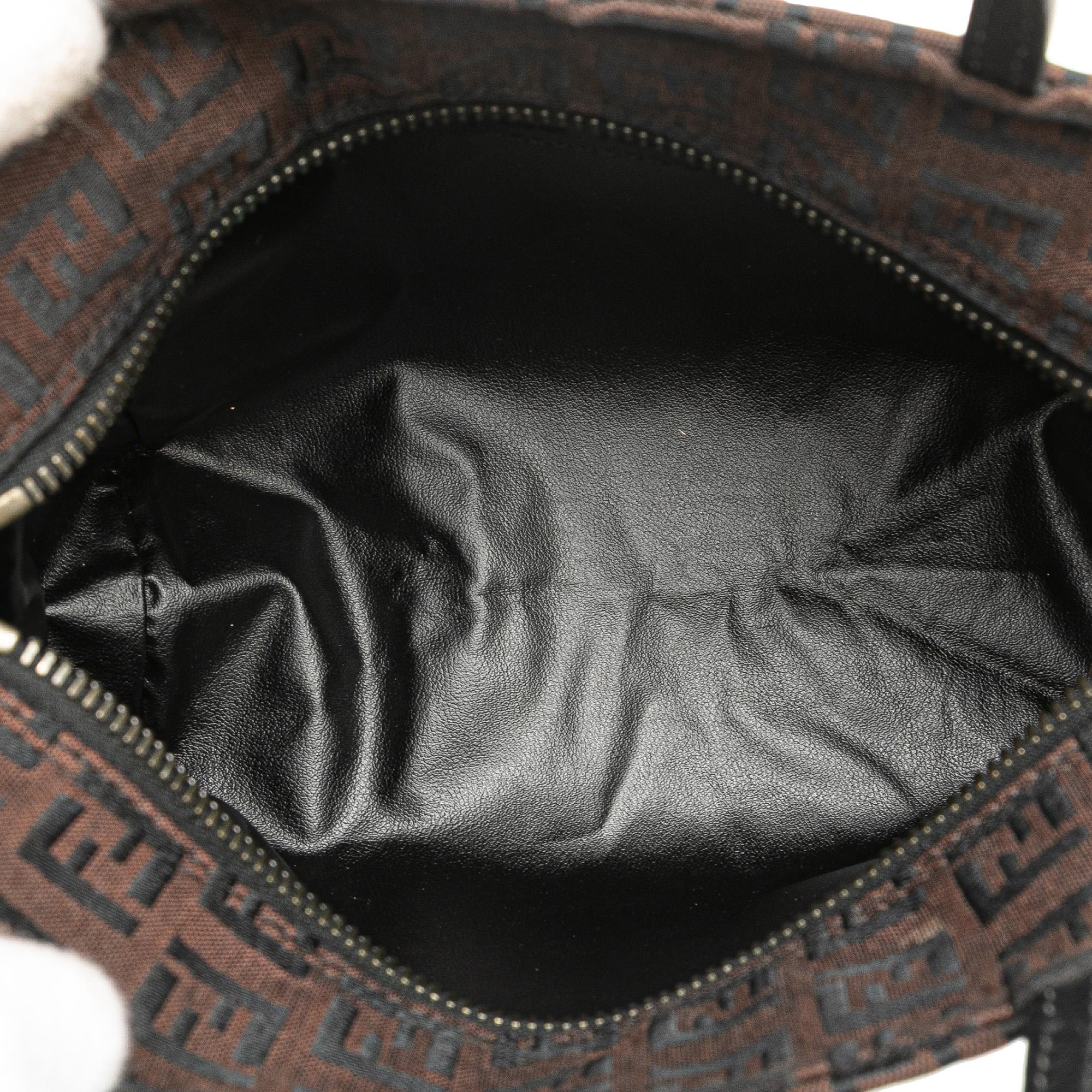 Fendi Mini Zucchino Canvas Handbag